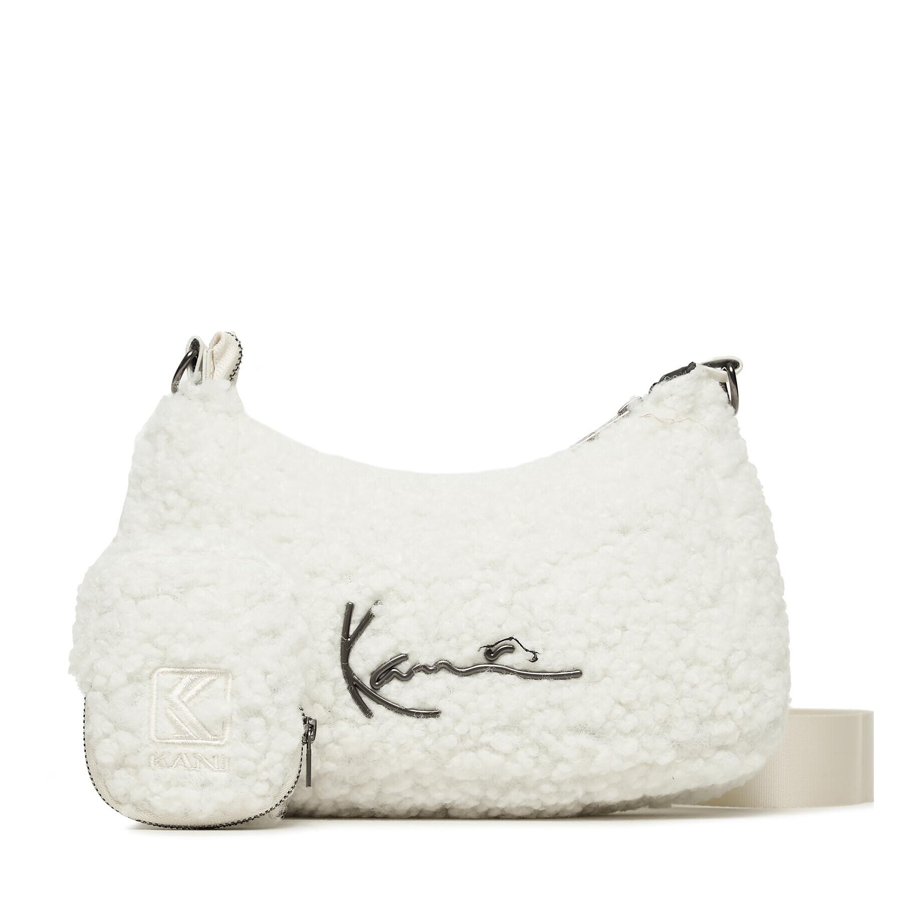 Karl Kani Дамска чанта KK Signature Teddy Hand Bag KA-233-039-2 Екрю - Pepit.bg