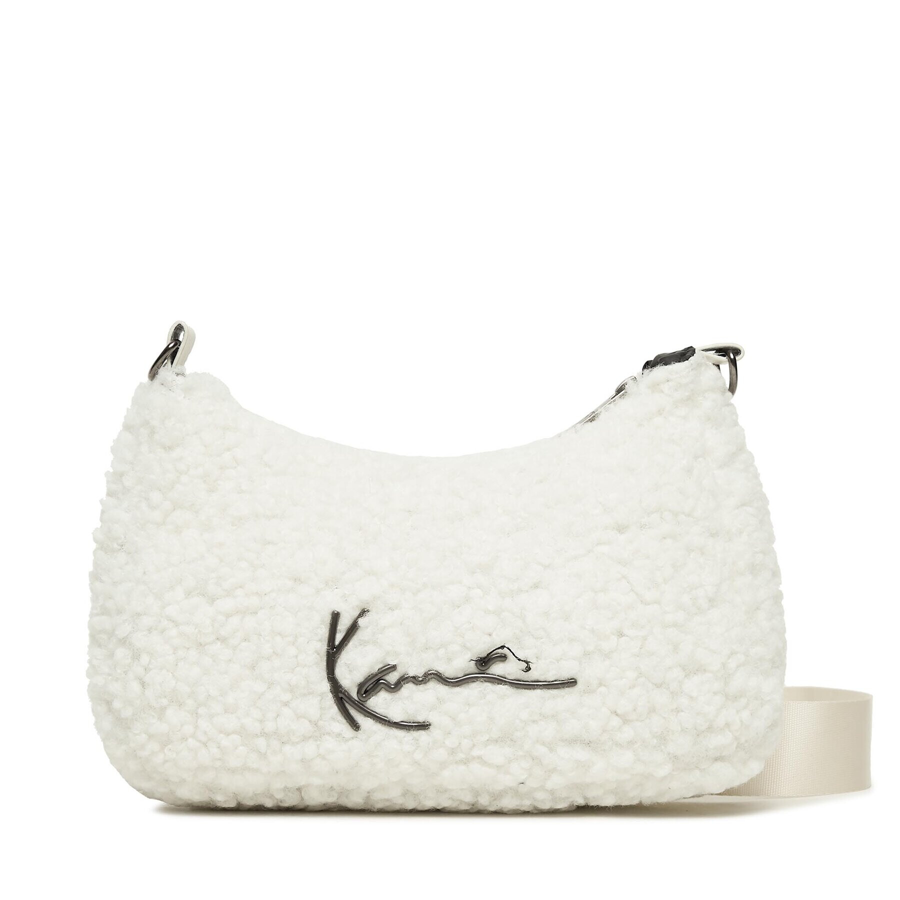 Karl Kani Дамска чанта KK Signature Teddy Hand Bag KA-233-039-2 Екрю - Pepit.bg