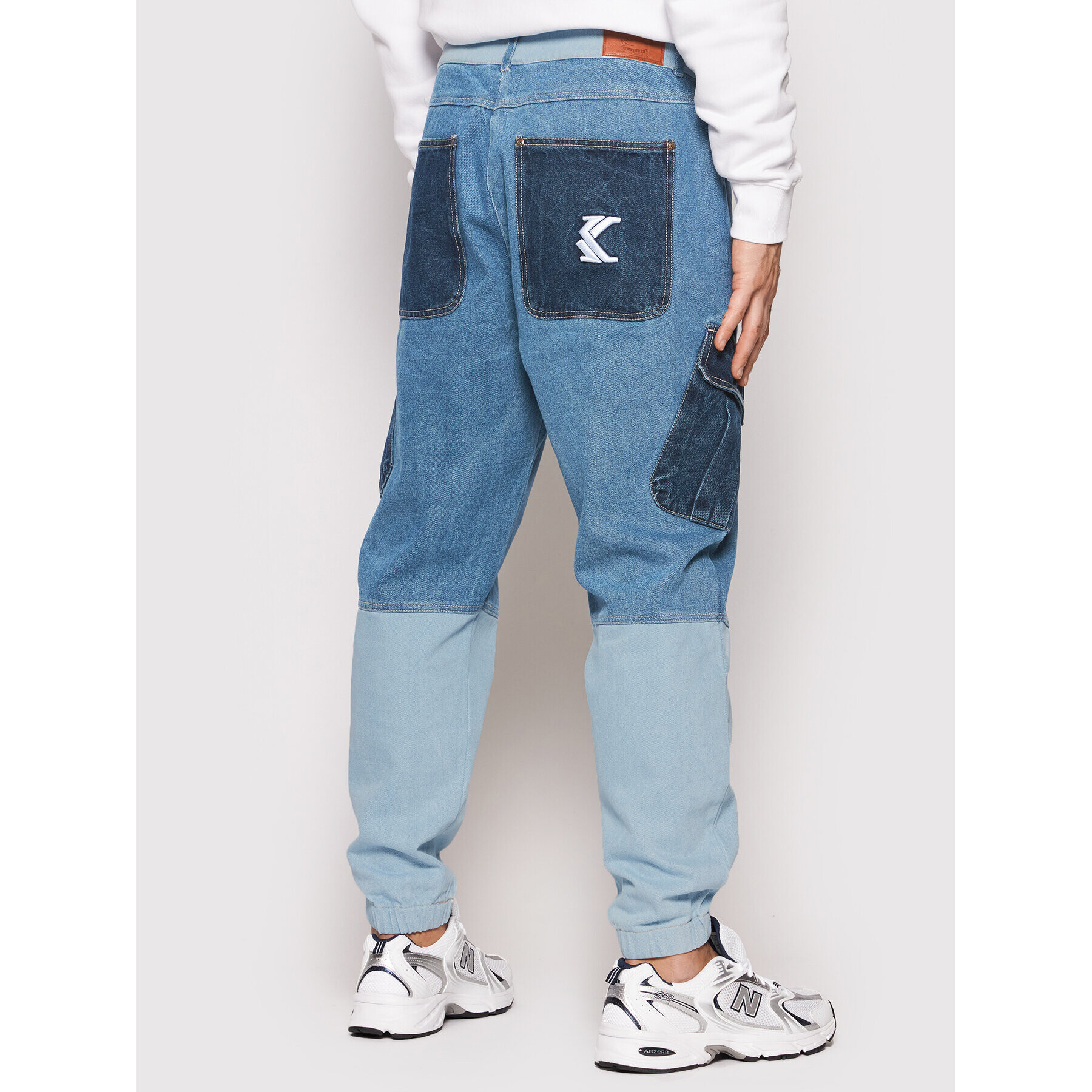 Karl Kani Дънки Block 6000853 Син Relaxed Fit - Pepit.bg