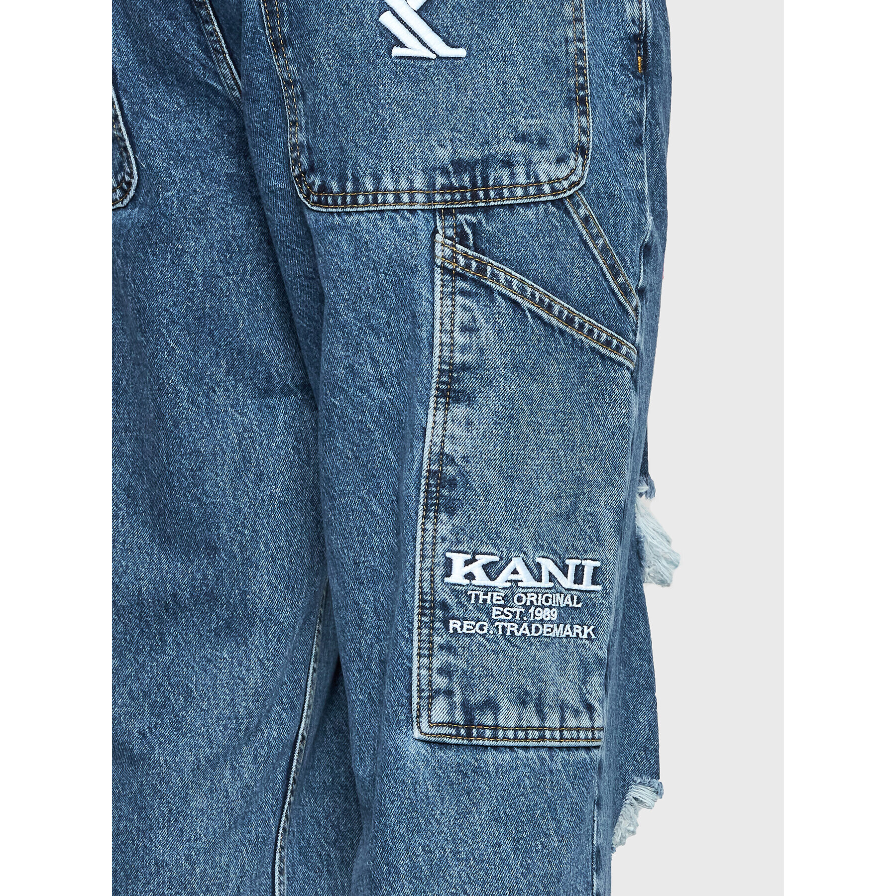 Karl Kani Дънки Retro 6000154 Син Relaxed Fit - Pepit.bg