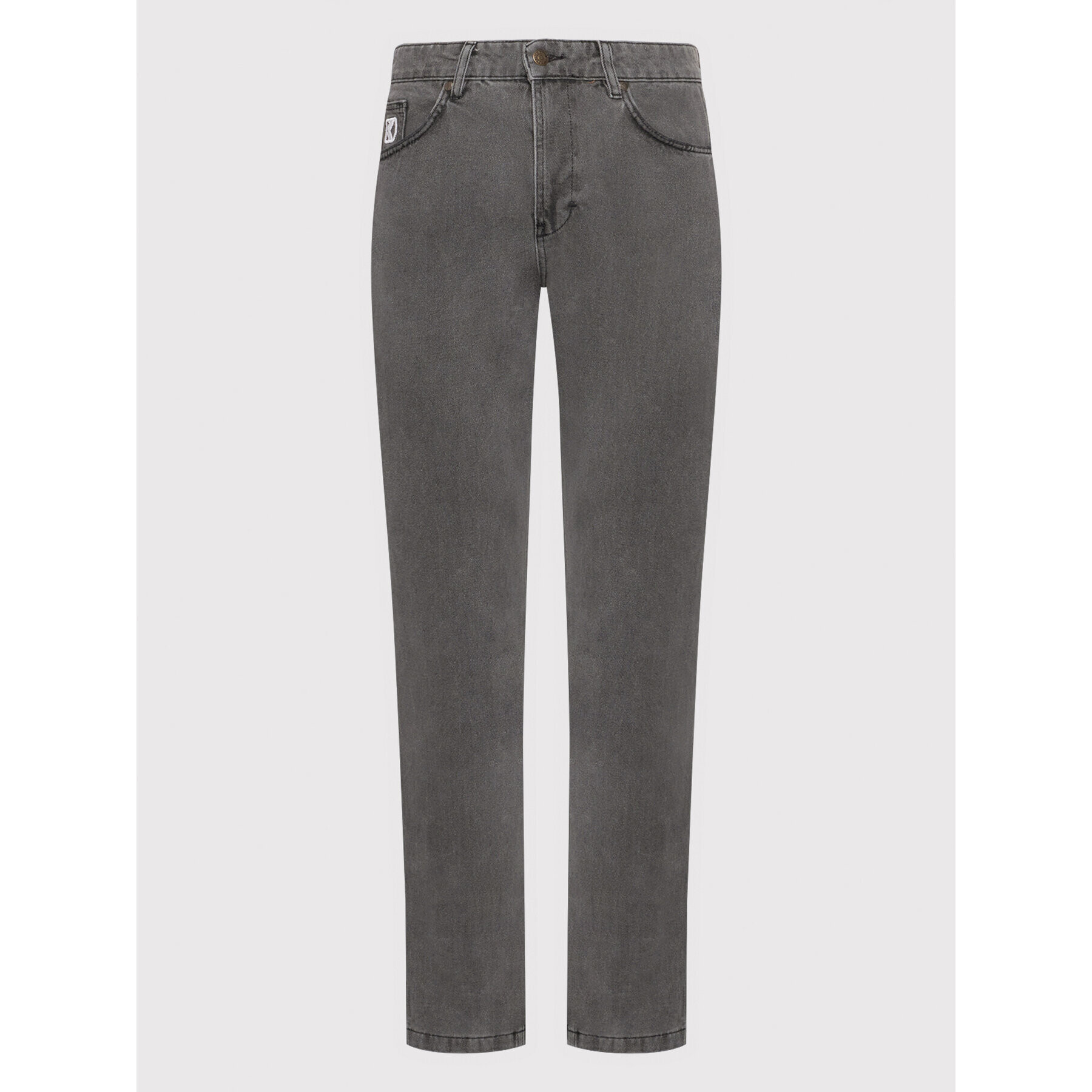 Karl Kani Дънки Small Signature 6000002 Сив Relaxed Fit - Pepit.bg