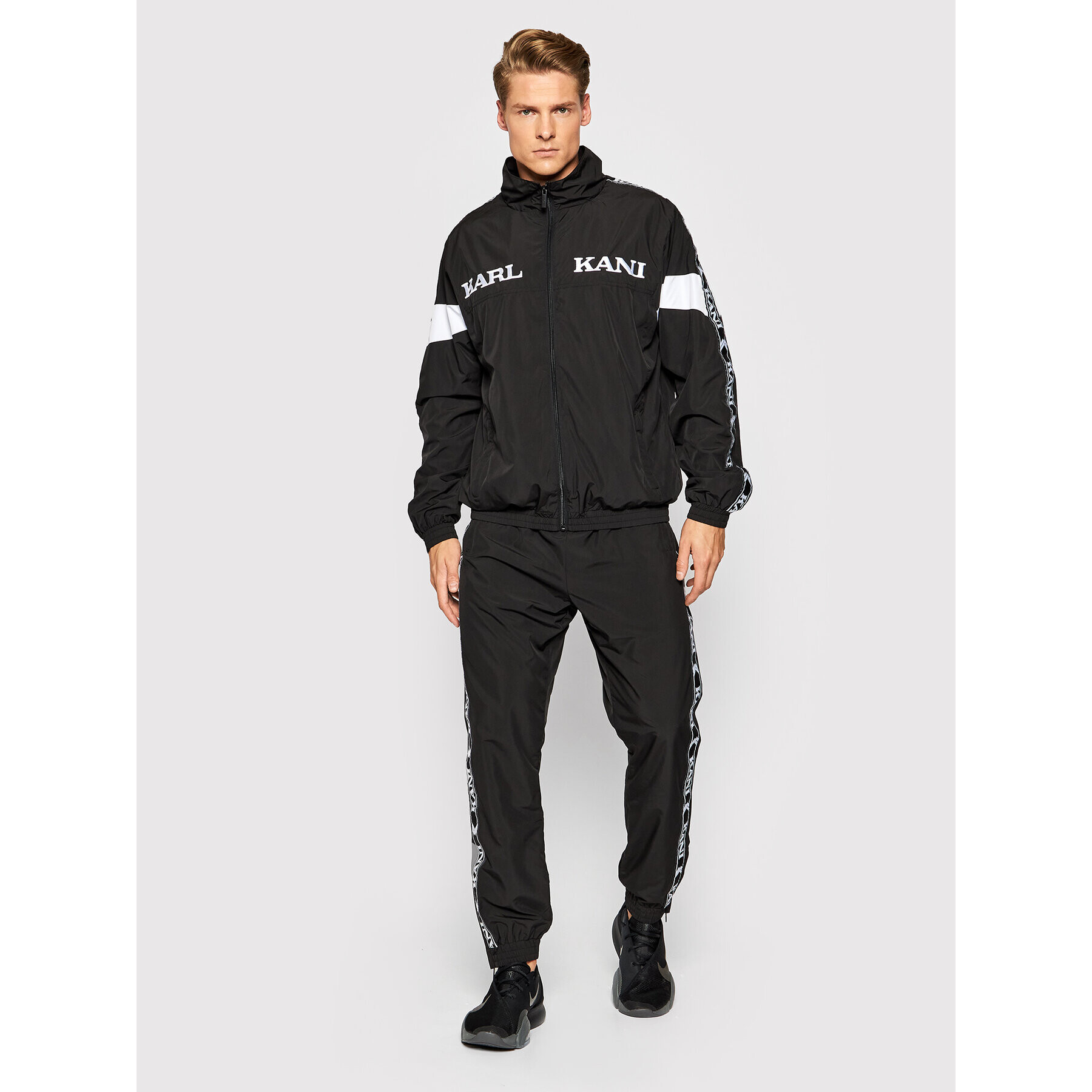 Karl Kani Долнище анцуг Og Tape 6006127 Черен Regular Fit - Pepit.bg
