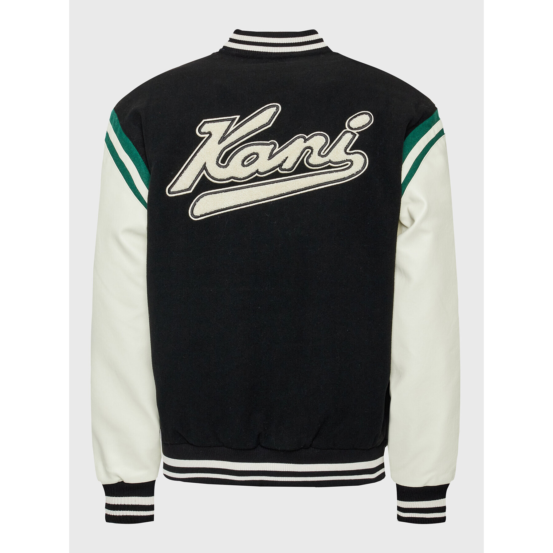 Karl Kani Яке бомбър College 6085176 Черен Regular Fit - Pepit.bg