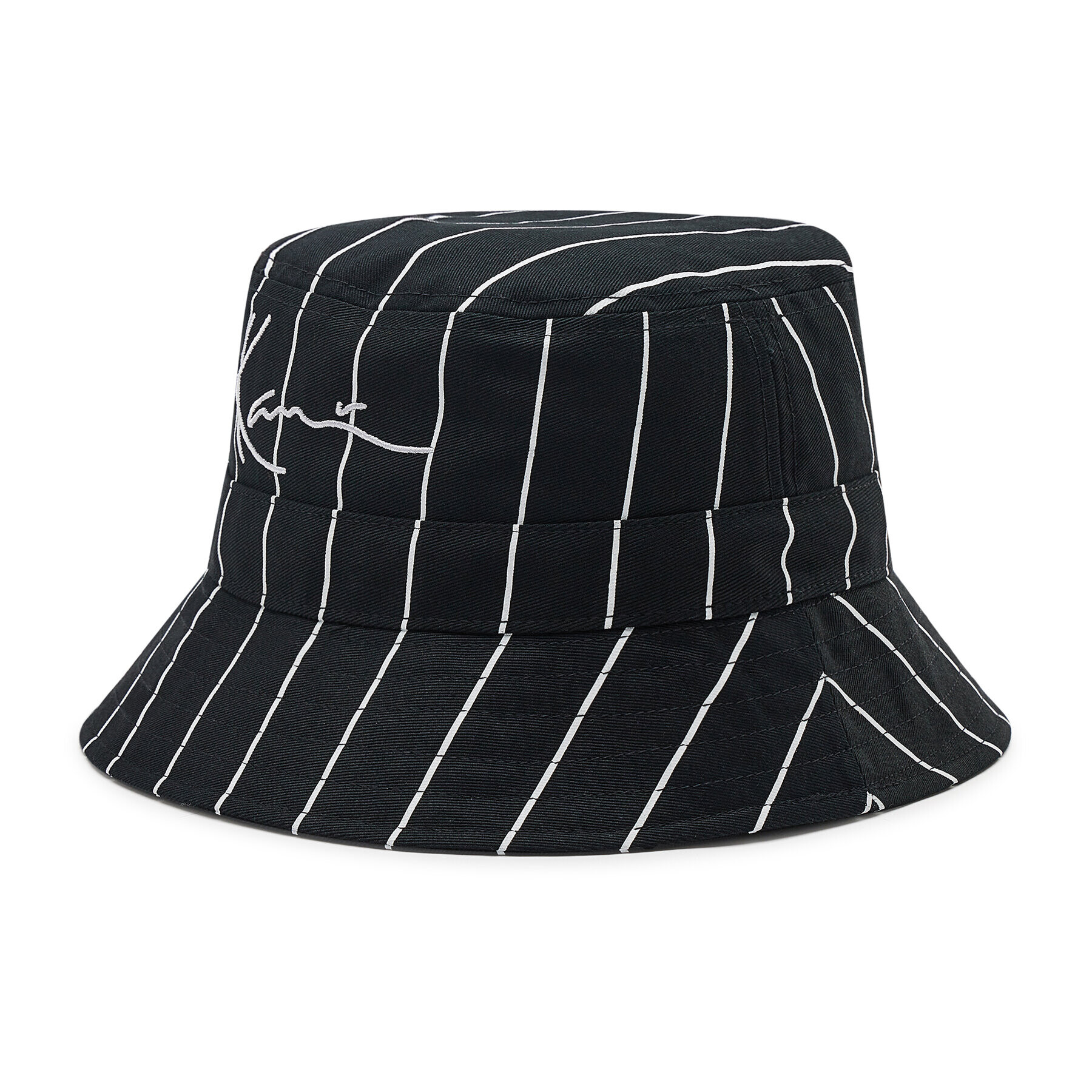 Karl Kani Капела Signature Pinstripe Bucket 7015468 Черен - Pepit.bg