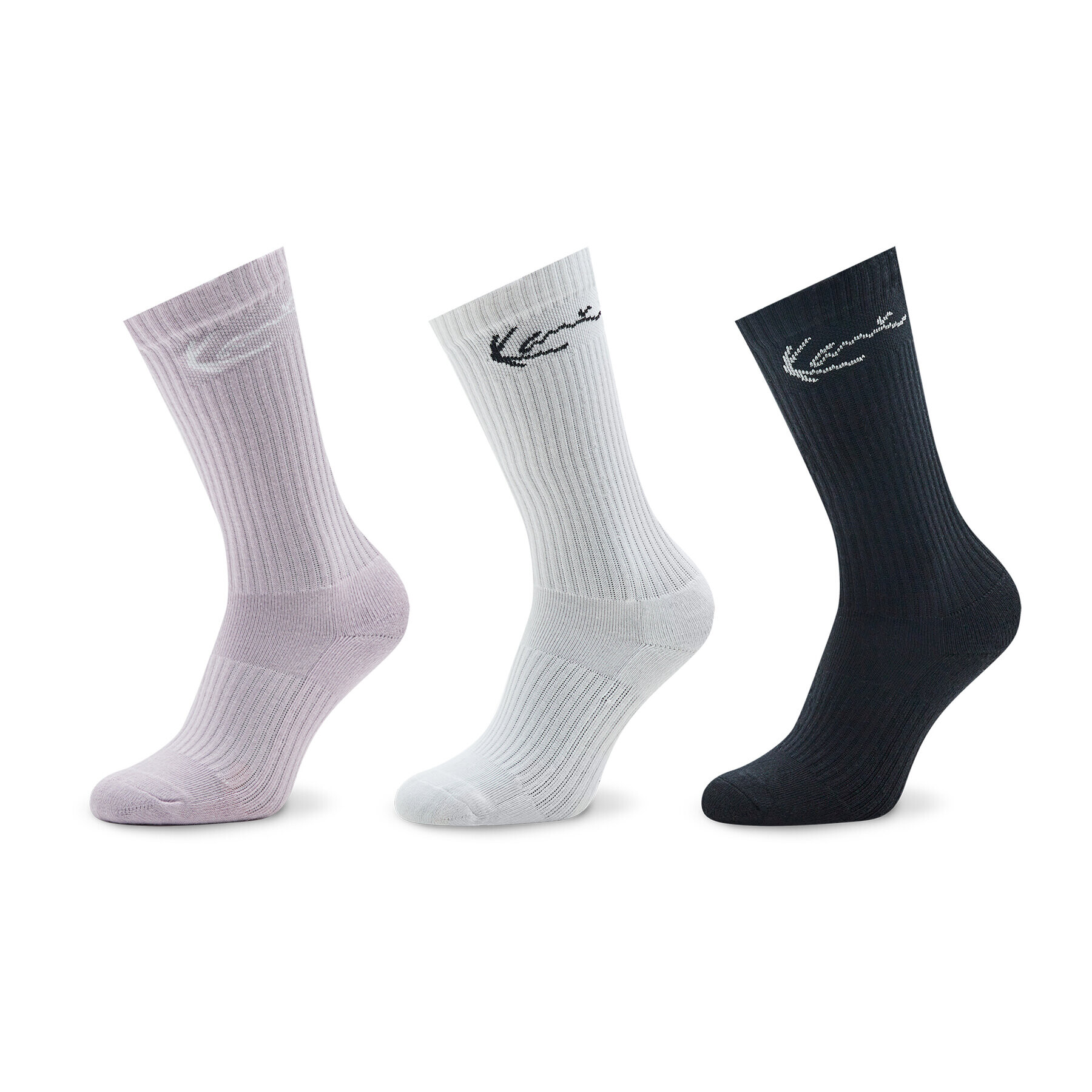 Karl Kani Комплект 3 чифта дълги чорапи мъжки Signature 3-Pack Sock 3104005 Цветен - Pepit.bg