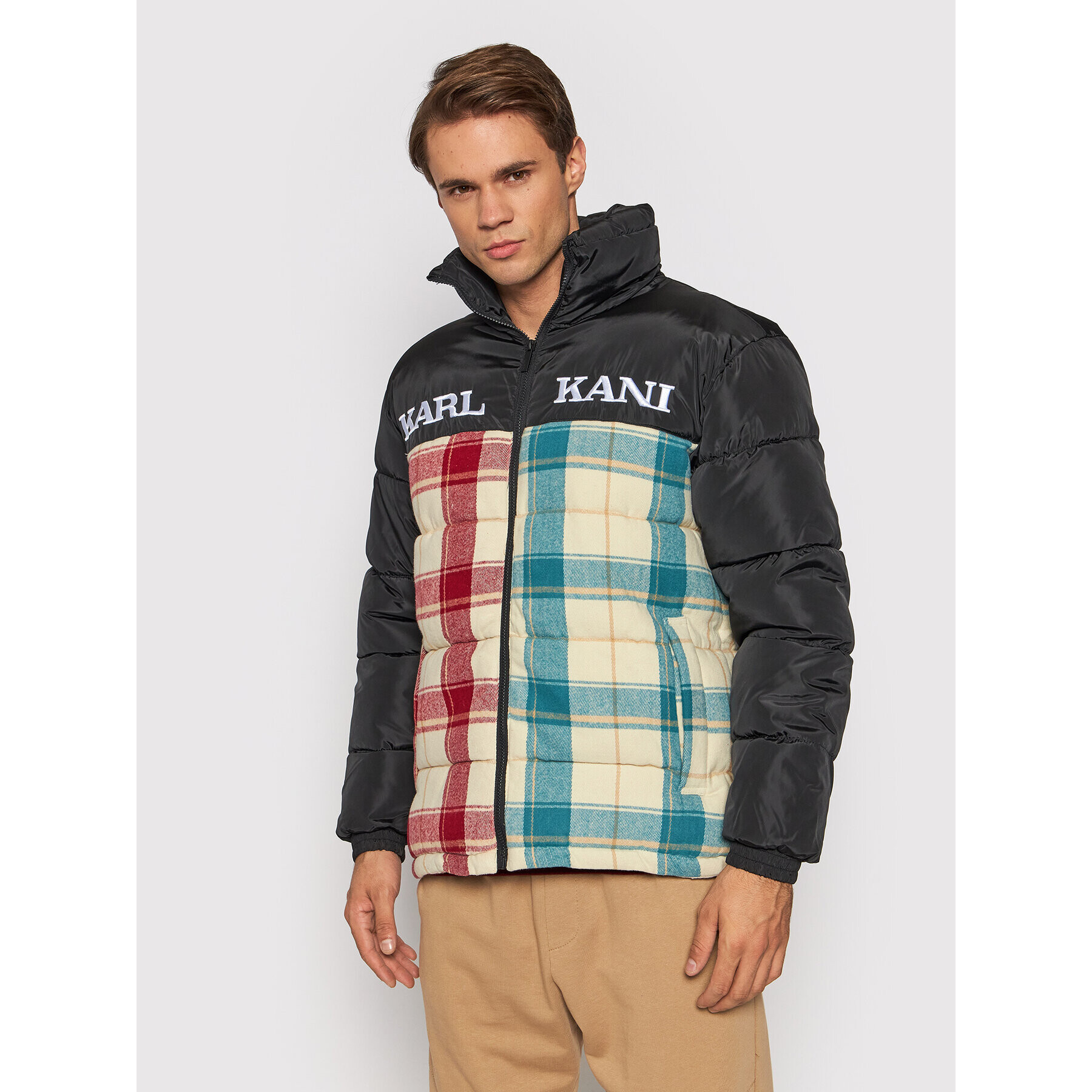 Karl Kani Пухено яке Retro Block Corduroy 6076568 Цветен Regular Fit - Pepit.bg