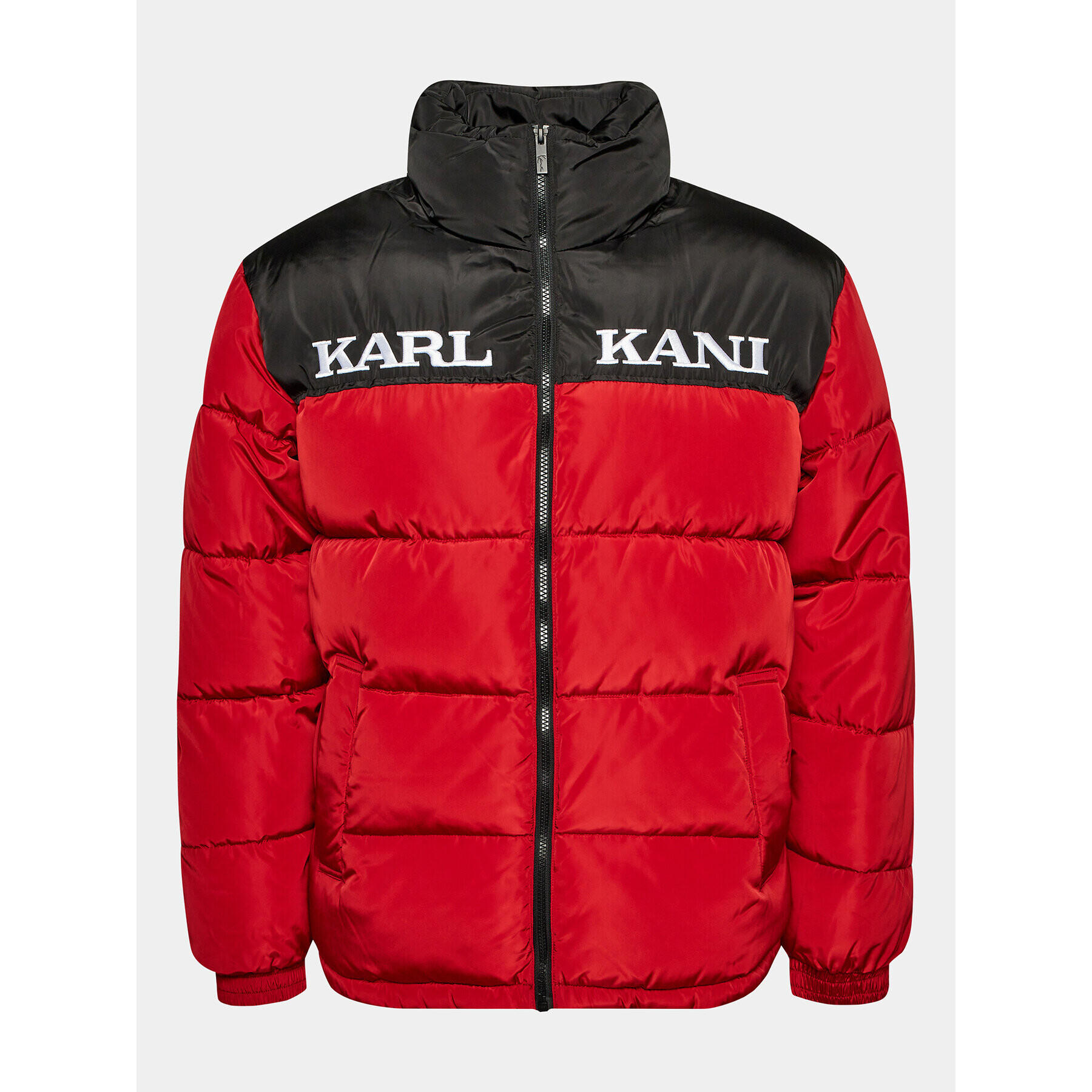 Karl Kani Пухено яке 6076006 Червен Relaxed Fit - Pepit.bg