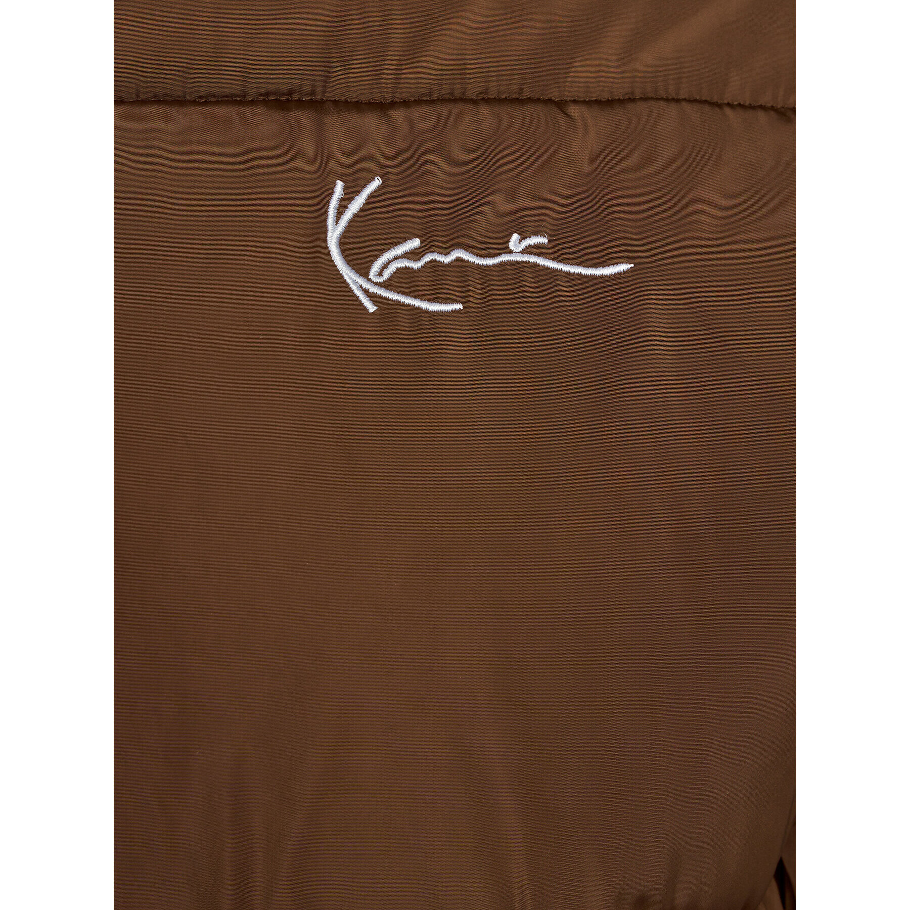 Karl Kani Пухено яке 6076042 Кафяв Relaxed Fit - Pepit.bg