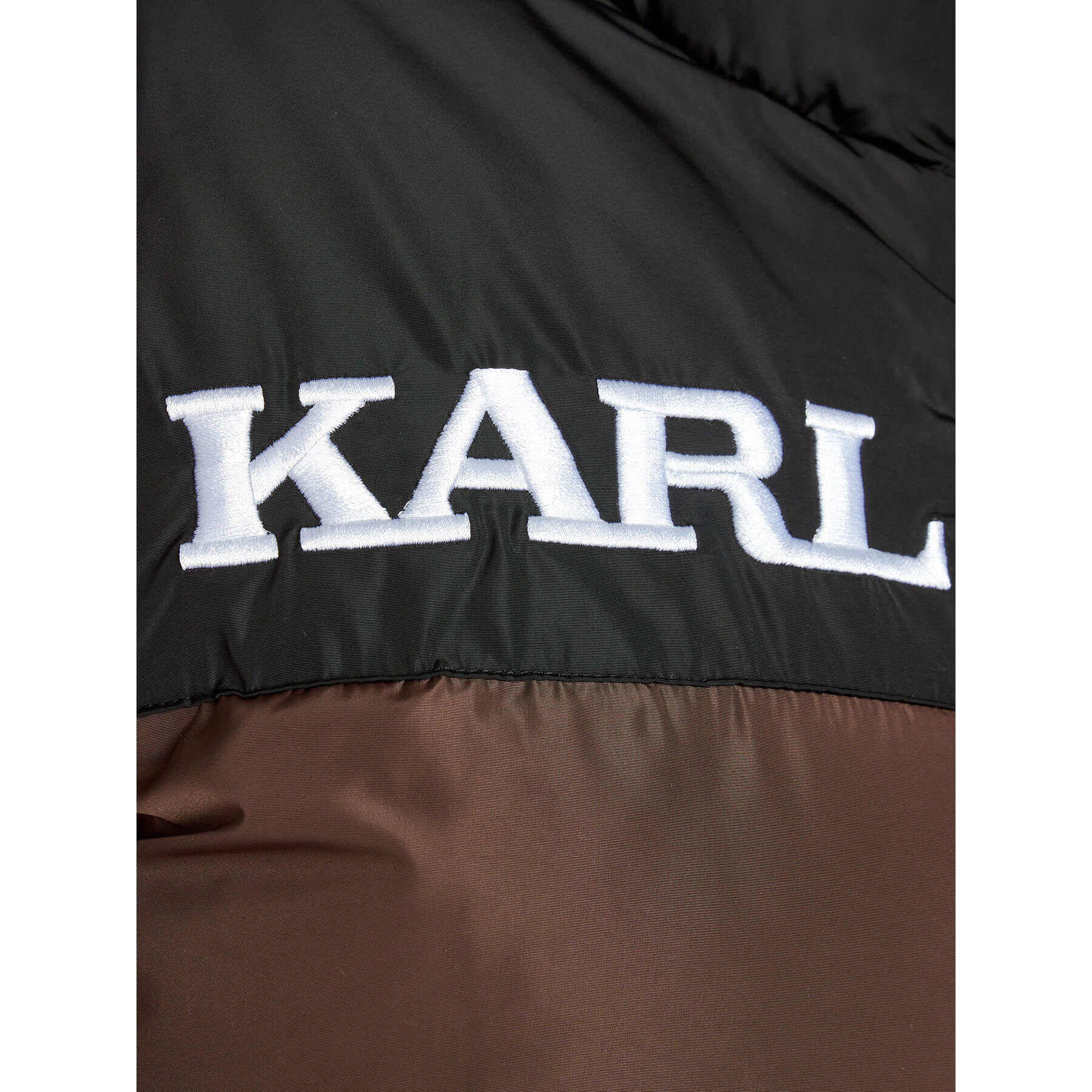 Karl Kani Пухено яке 6176632 Кафяв Regular Fit - Pepit.bg