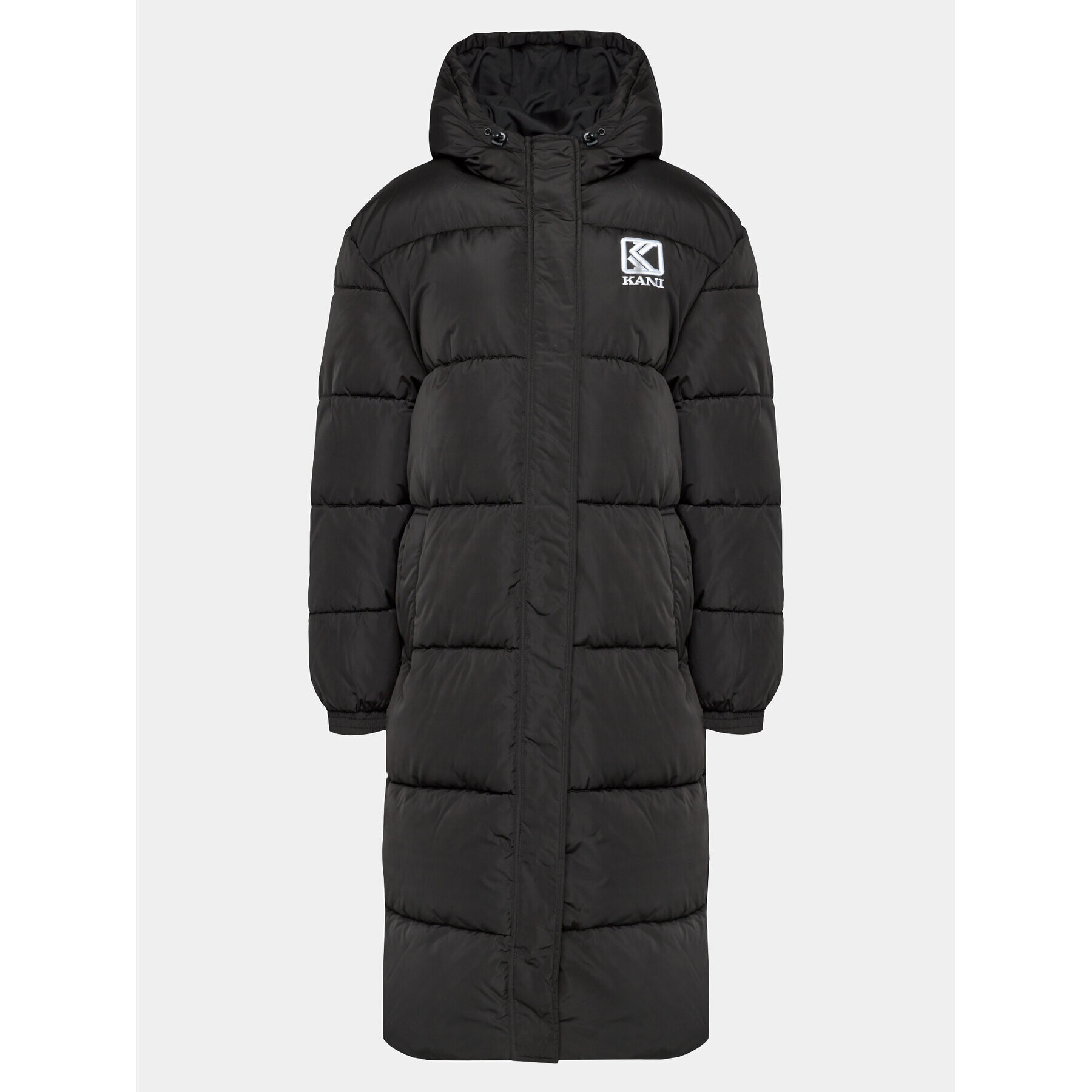 Karl Kani Пухено яке 6176633 Черен Regular Fit - Pepit.bg