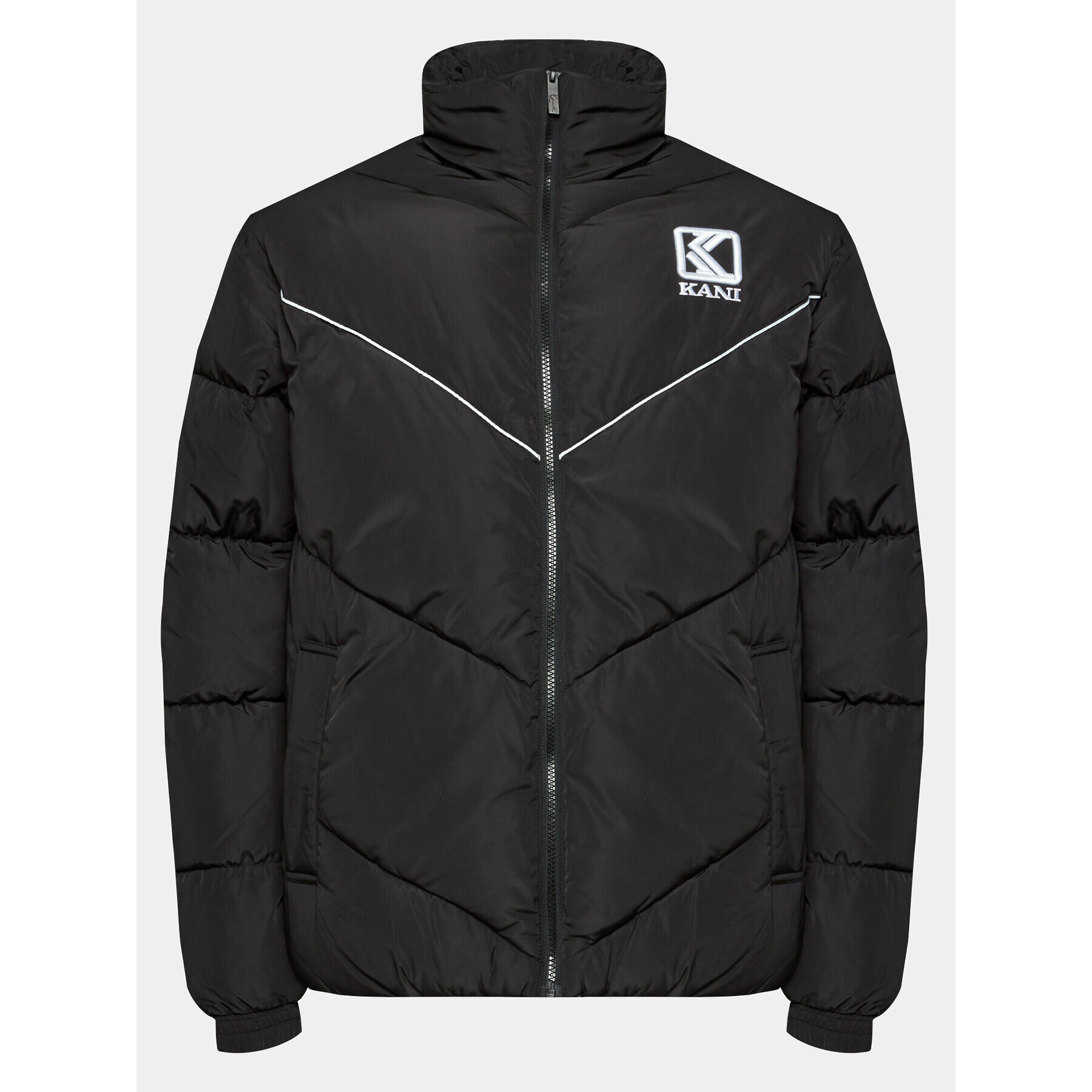 Karl Kani Пухено яке Og 6071726 Черен Regular Fit - Pepit.bg