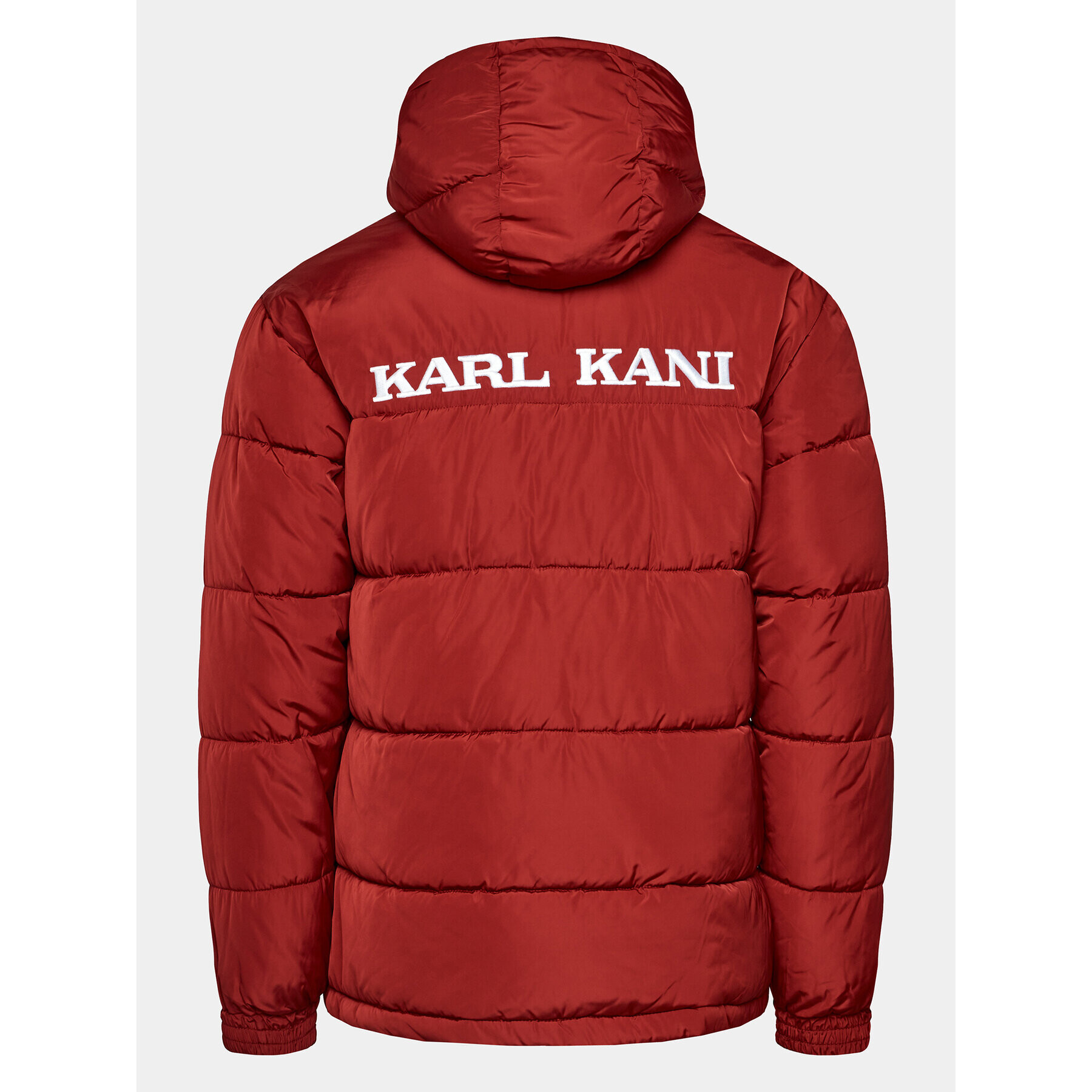 Karl Kani Пухено яке Og Hooded 6076047 Червен Regular Fit - Pepit.bg