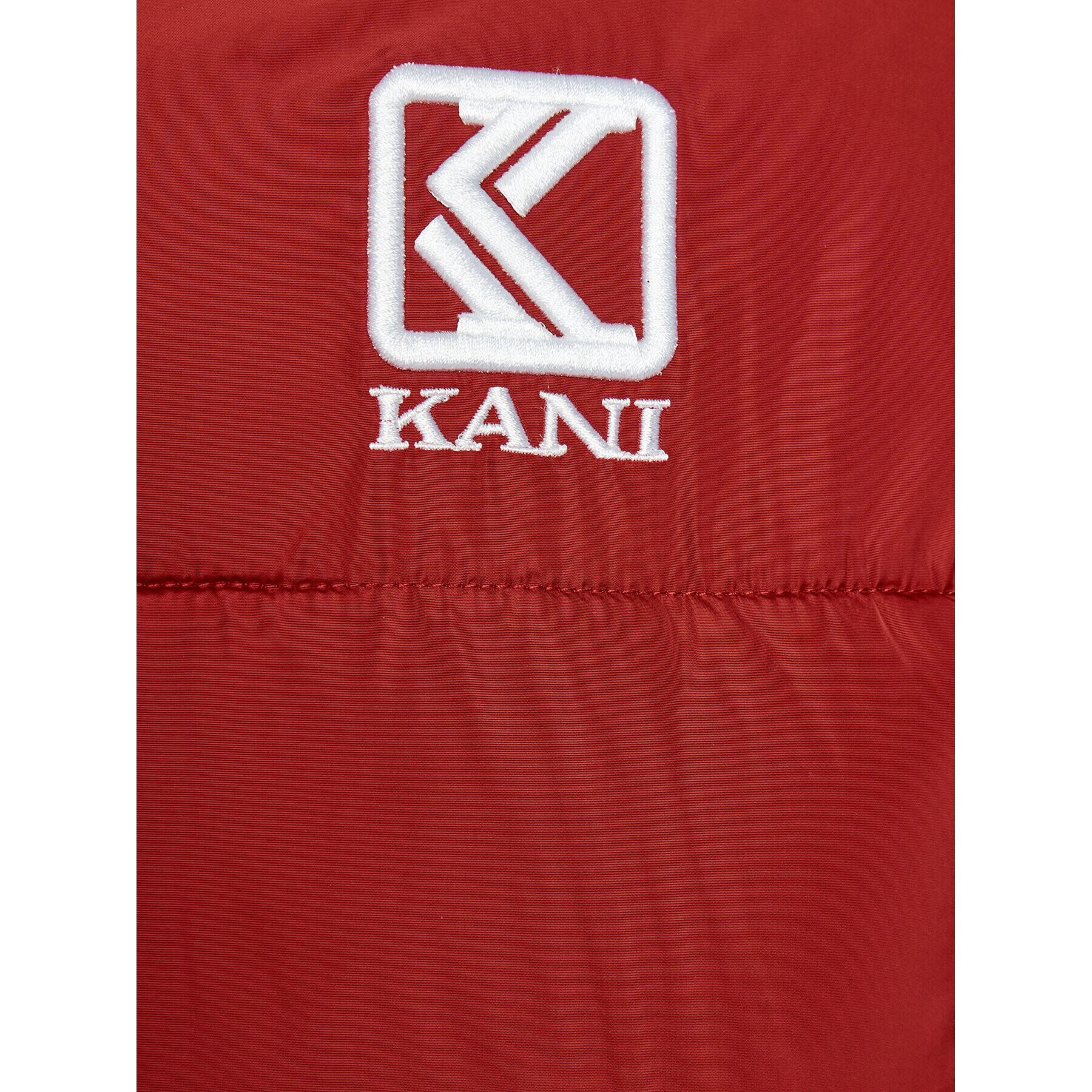 Karl Kani Пухено яке Og Hooded 6076047 Червен Regular Fit - Pepit.bg