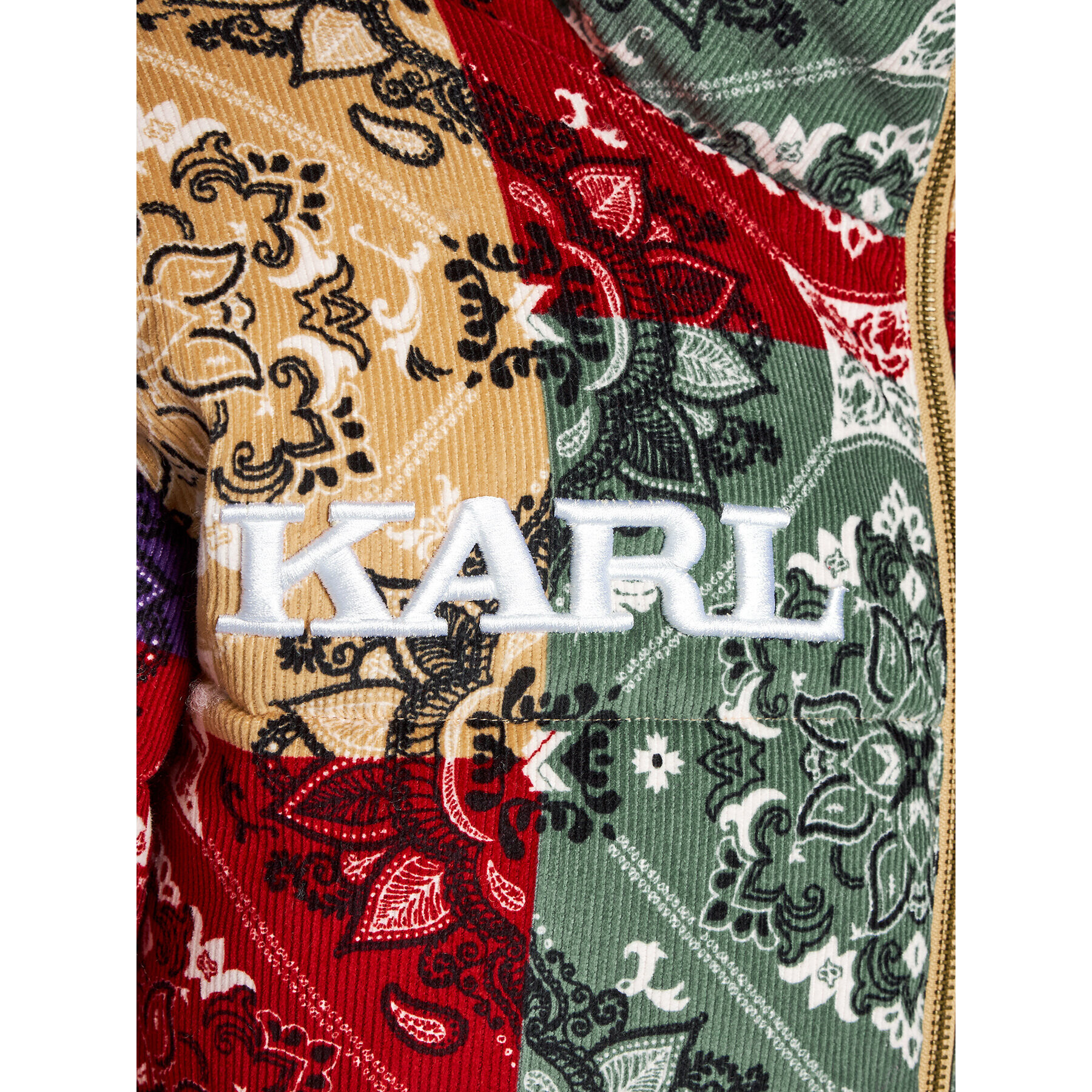 Karl Kani Пухено яке Retro Paisley 6076010 Цветен Relaxed Fit - Pepit.bg