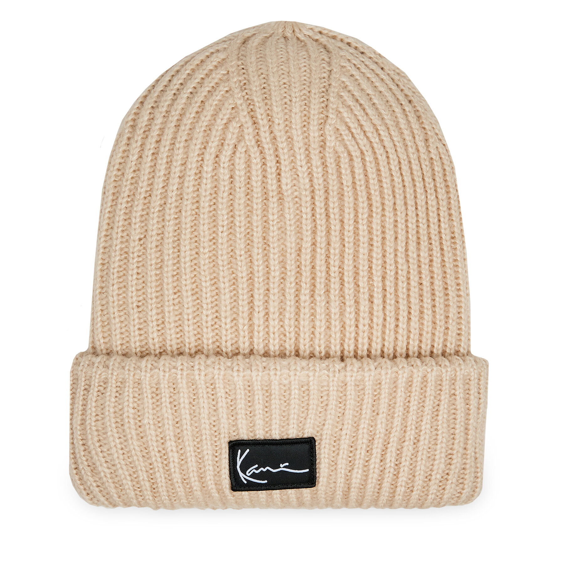 Karl Kani Шапка KK Woven Signature Cozy Beanie KA-233-033-1 Екрю - Pepit.bg