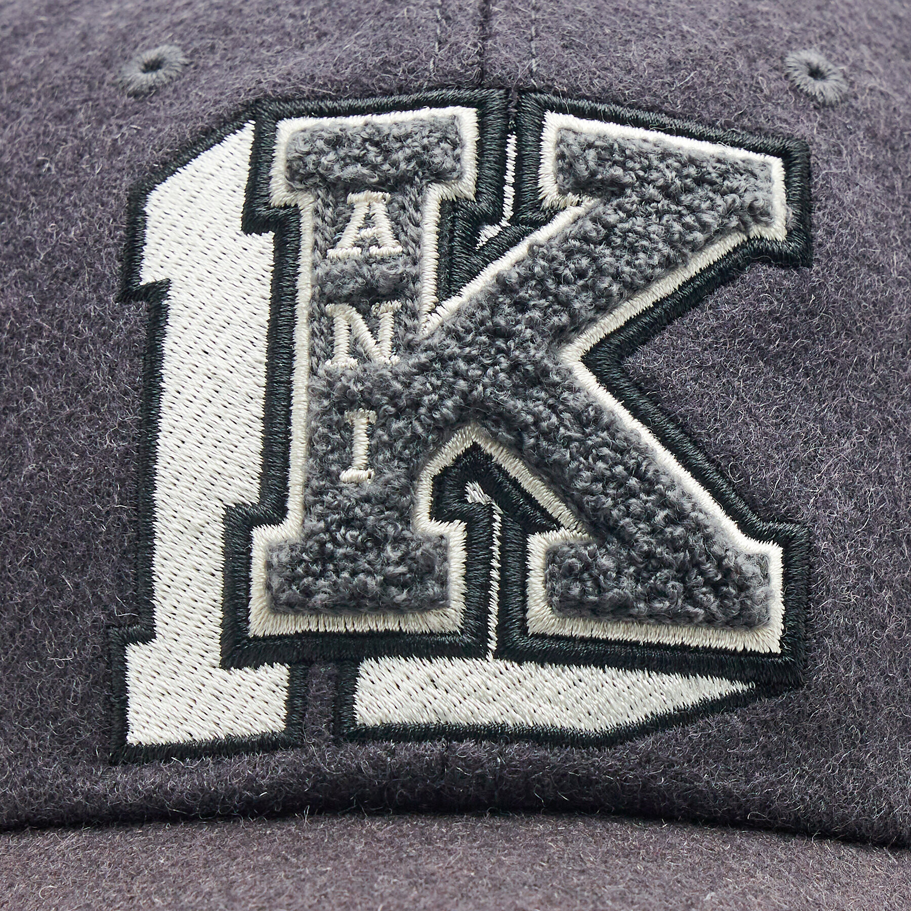 Karl Kani Шапка с козирка Retro Patch Wool Blend 7004999 Сив - Pepit.bg