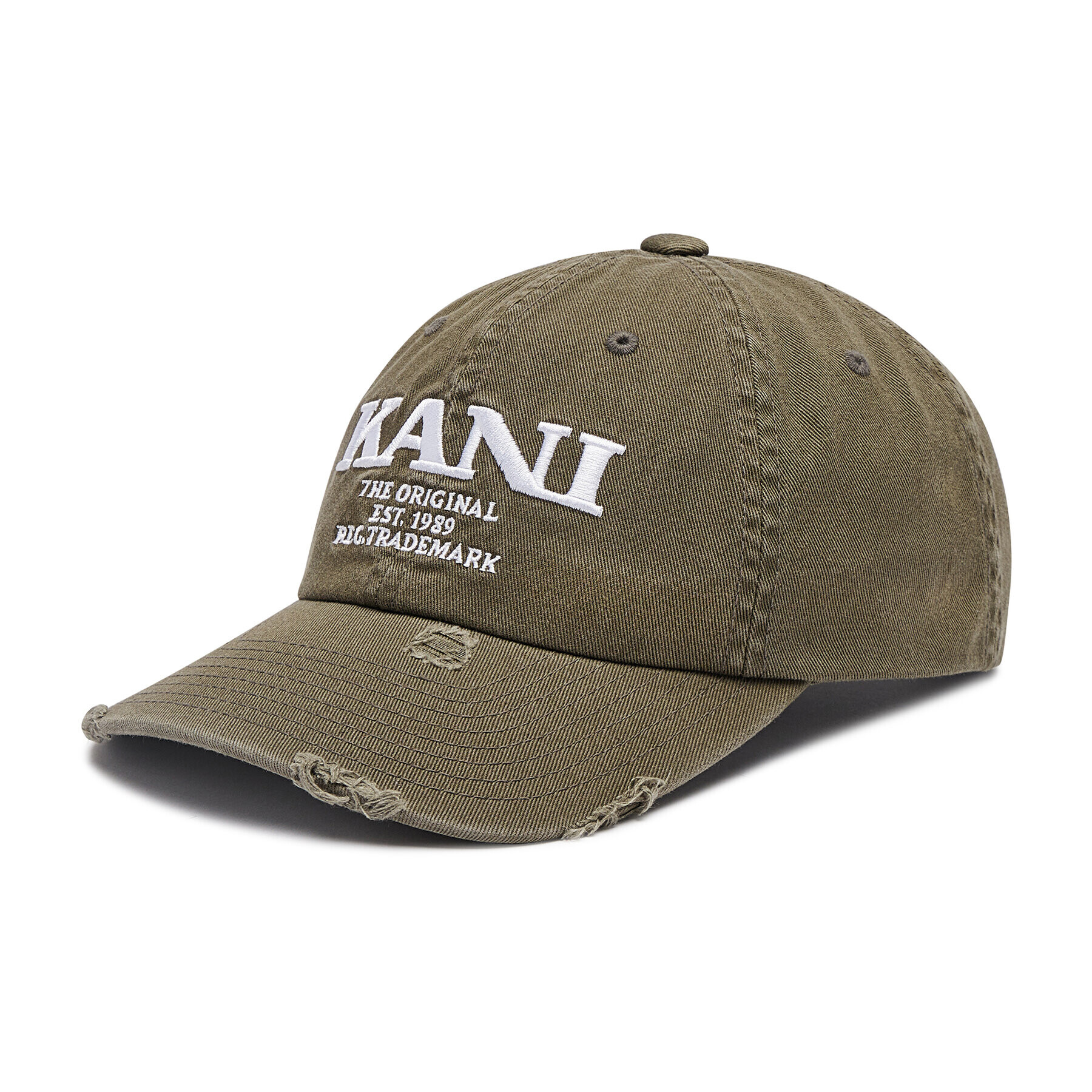 Karl Kani Шапка с козирка Retro Washed Cap 7004143 Зелен - Pepit.bg