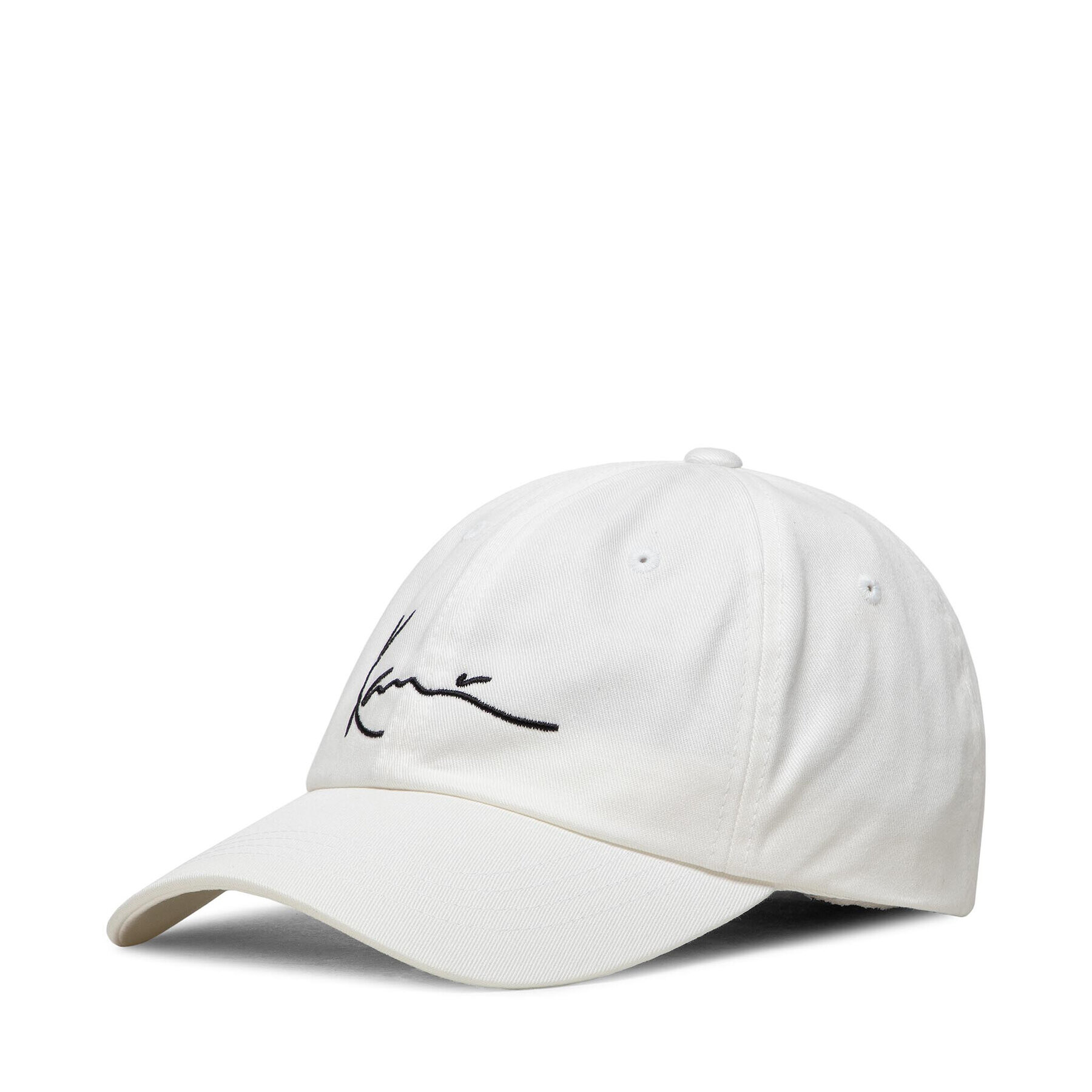 Karl Kani Шапка с козирка Signature Cap 7030752 Бял - Pepit.bg