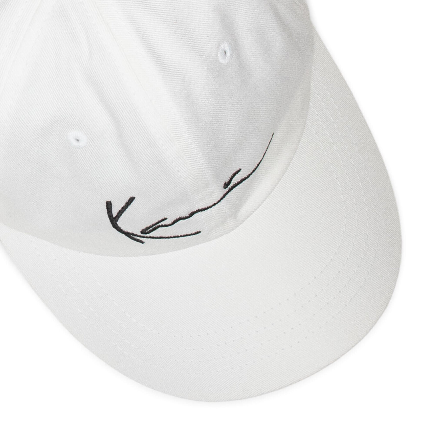 Karl Kani Шапка с козирка Signature Cap 7030752 Бял - Pepit.bg