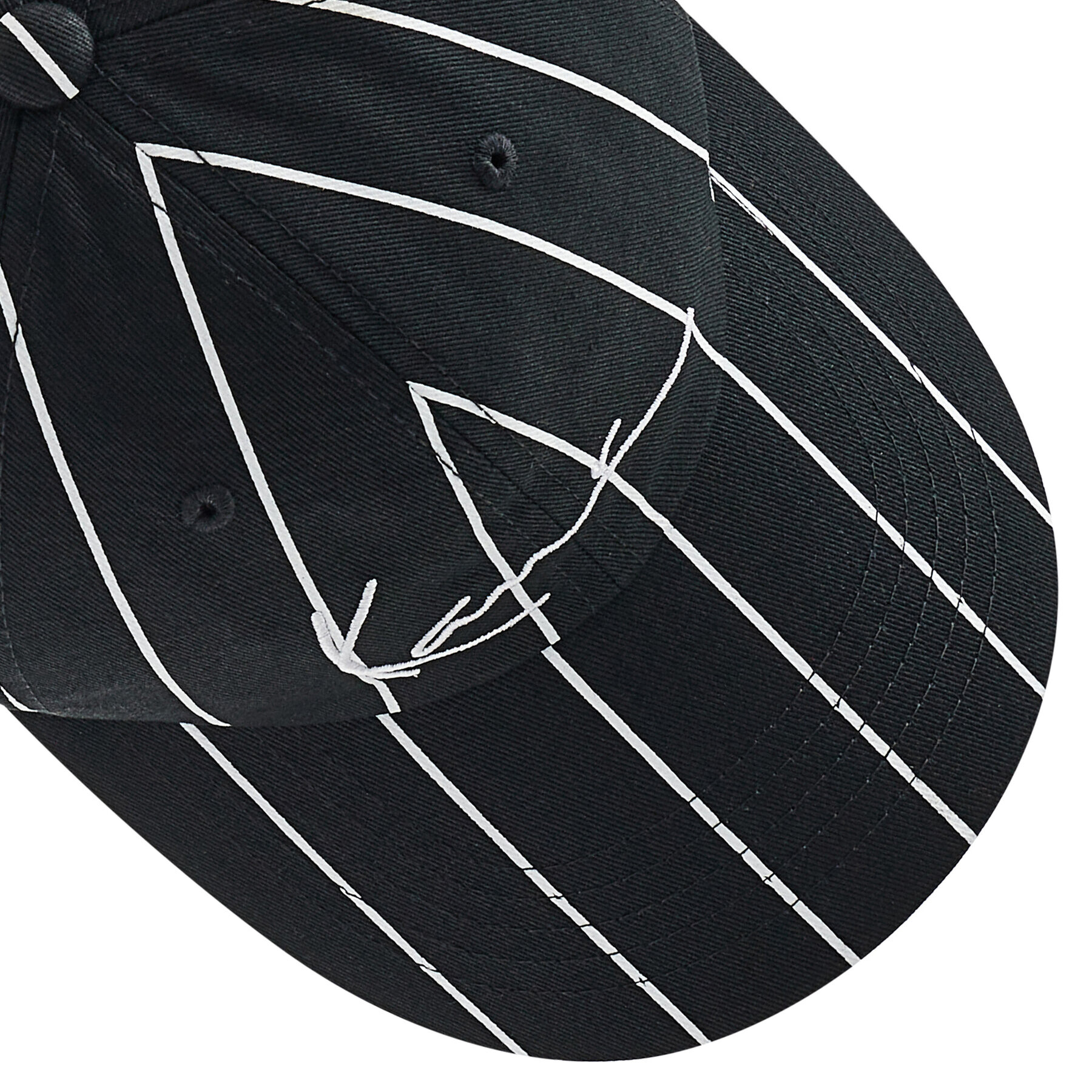 Karl Kani Шапка с козирка Signature Pinstripe 7004096 Черен - Pepit.bg