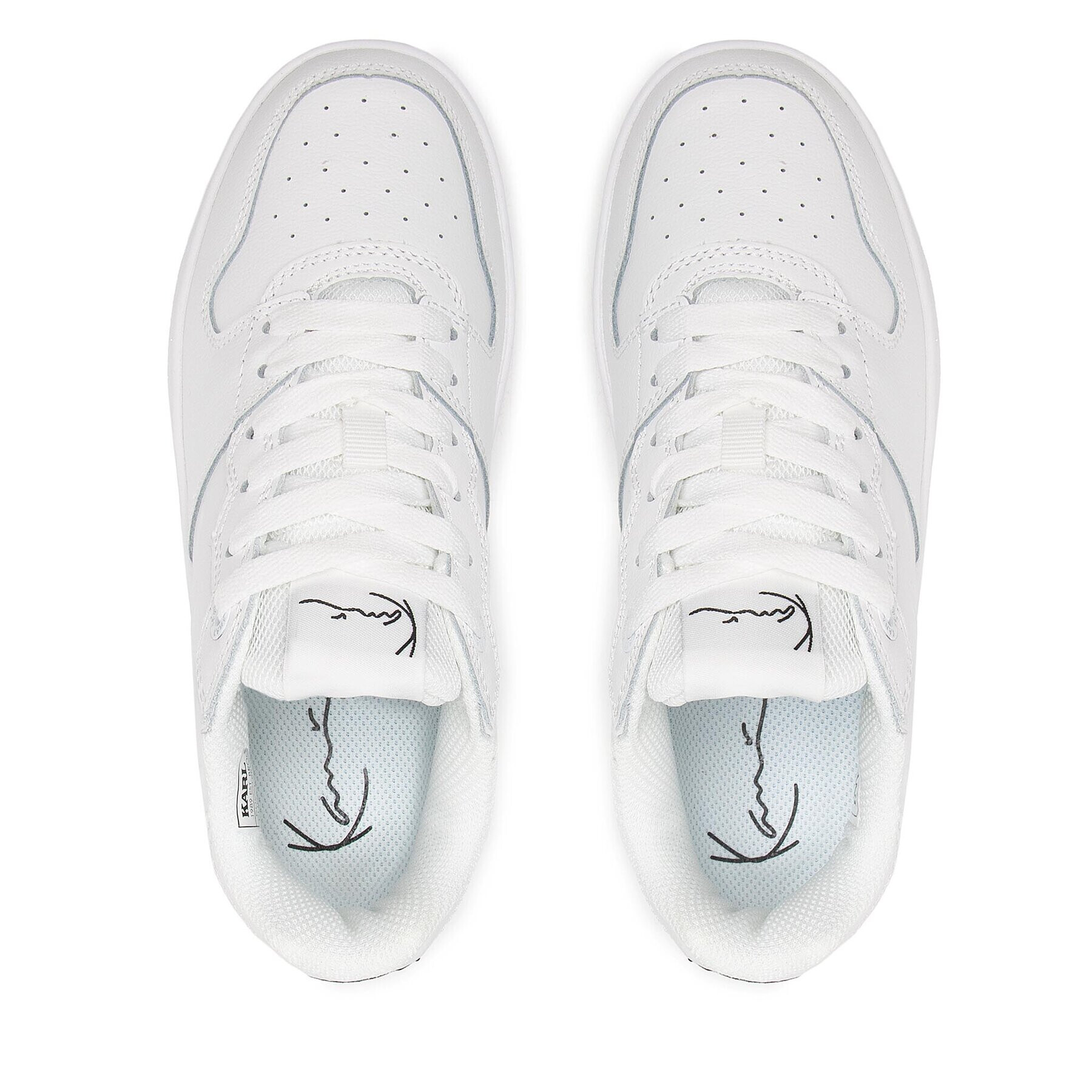 Karl Kani Сникърси Kani 89 Heel Logo 1180633 Бял - Pepit.bg