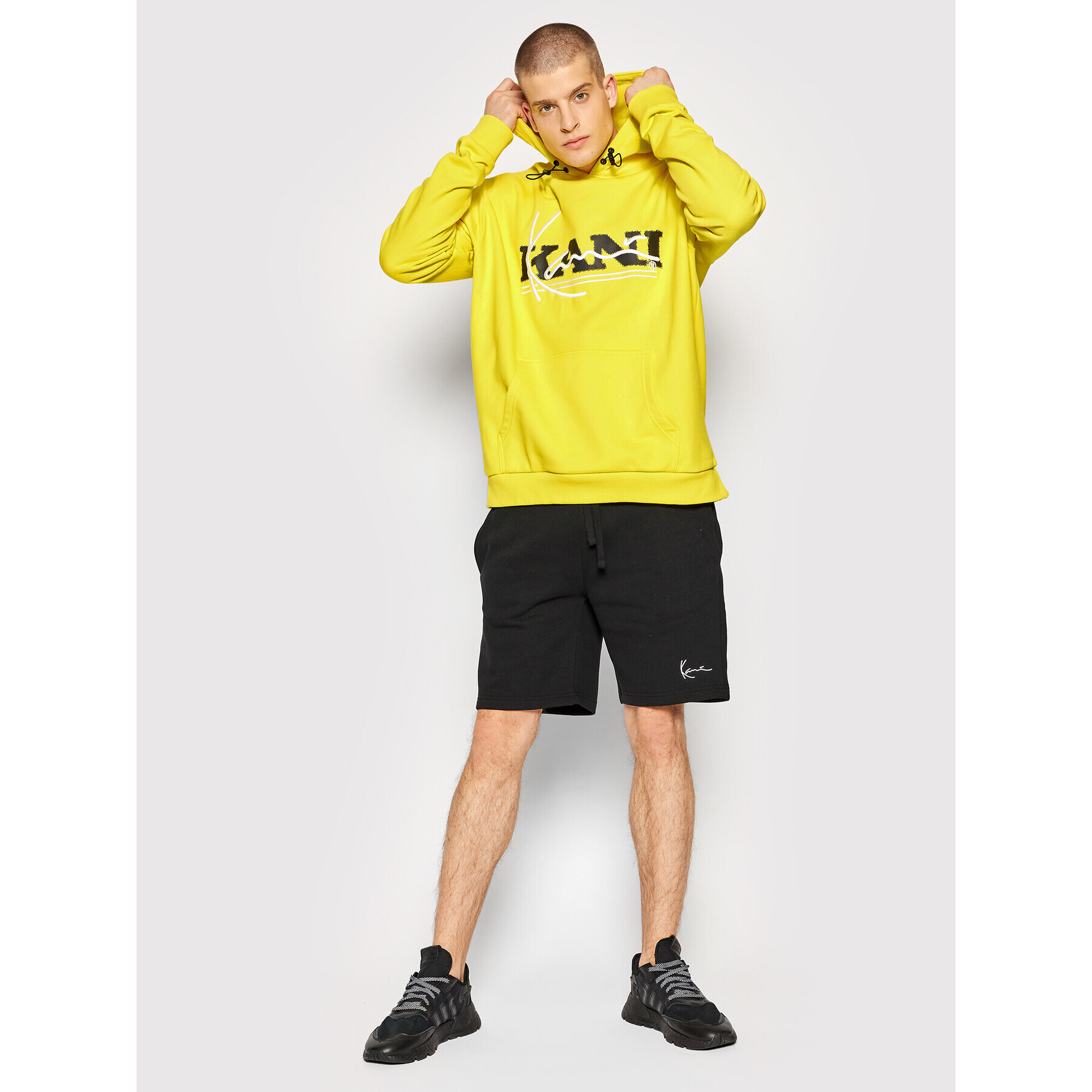 Karl Kani Суитшърт Retro 6093659 Жълт Regular Fit - Pepit.bg