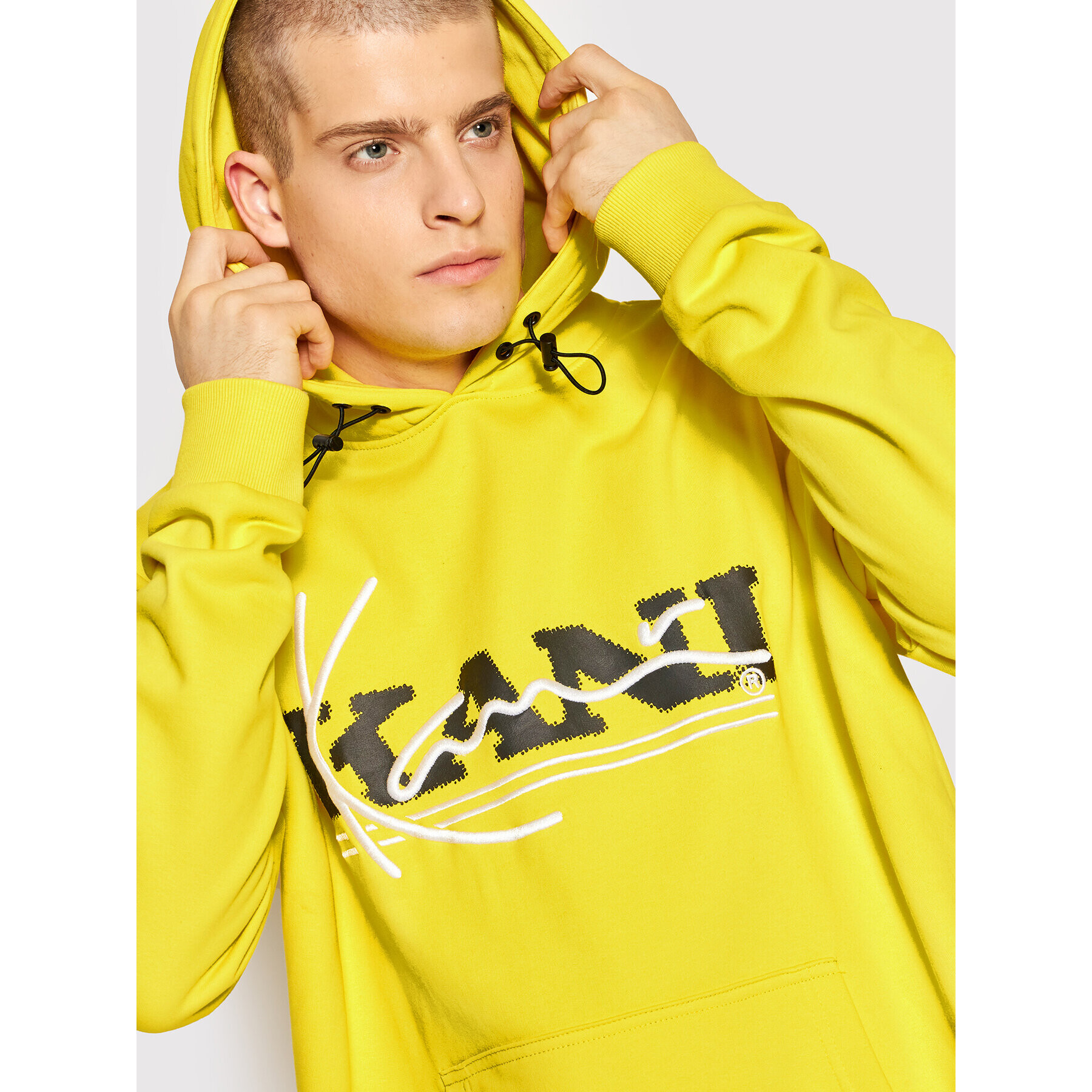 Karl Kani Суитшърт Retro 6093659 Жълт Regular Fit - Pepit.bg