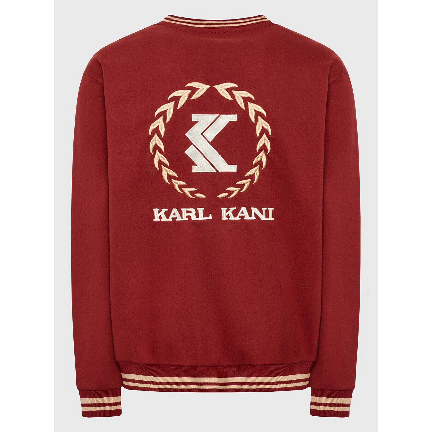 Karl Kani Суитшърт Retro Emblem College I-6020909 Бордо Regular Fit - Pepit.bg