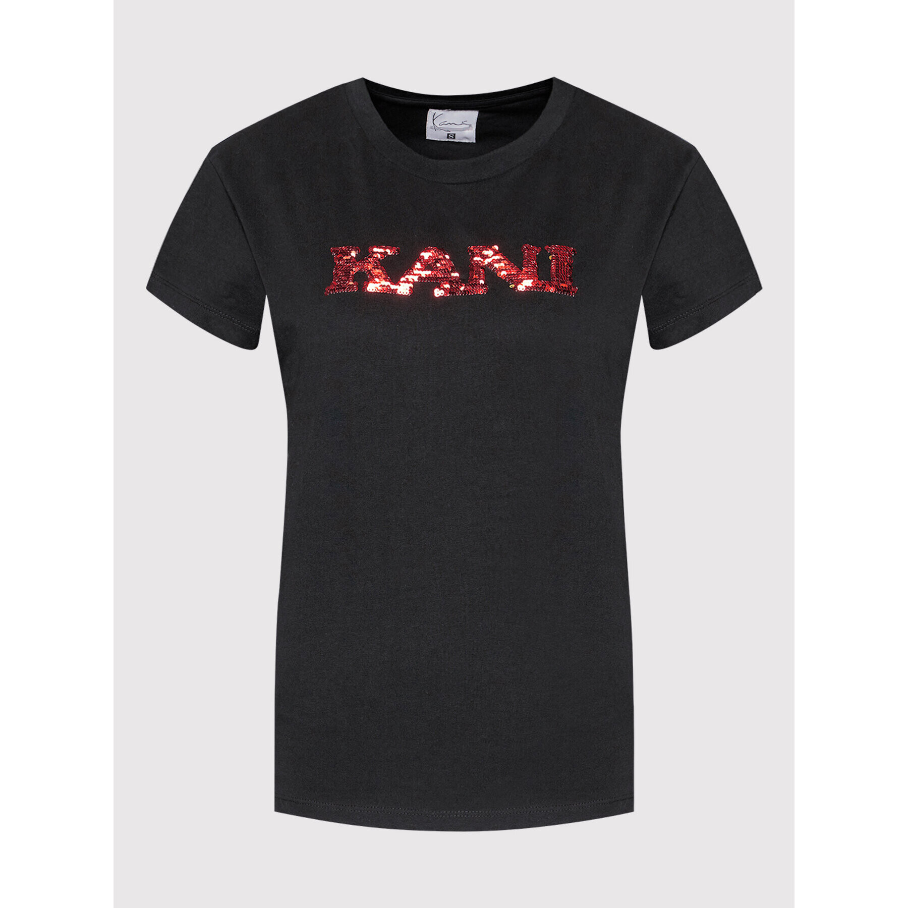 Karl Kani Тишърт Retro Sequins 6137079 Черен Regular Fit - Pepit.bg