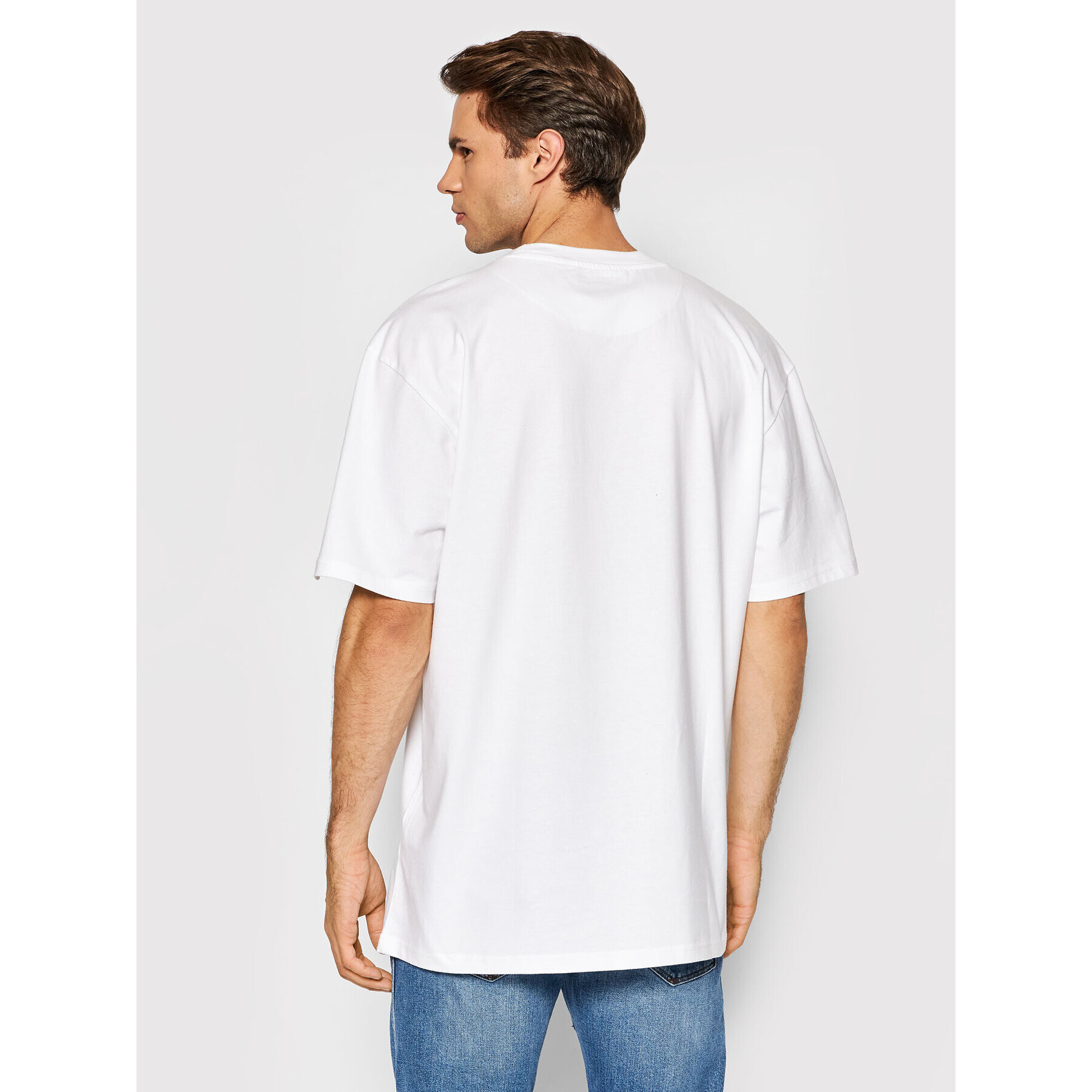 Karl Kani Тишърт Small Signature 6060585 Бял Regular Fit - Pepit.bg