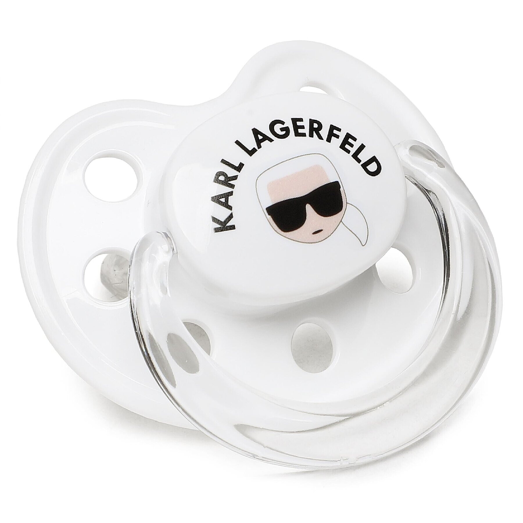 KARL LAGERFELD Биберон Z90058 Бял - Pepit.bg