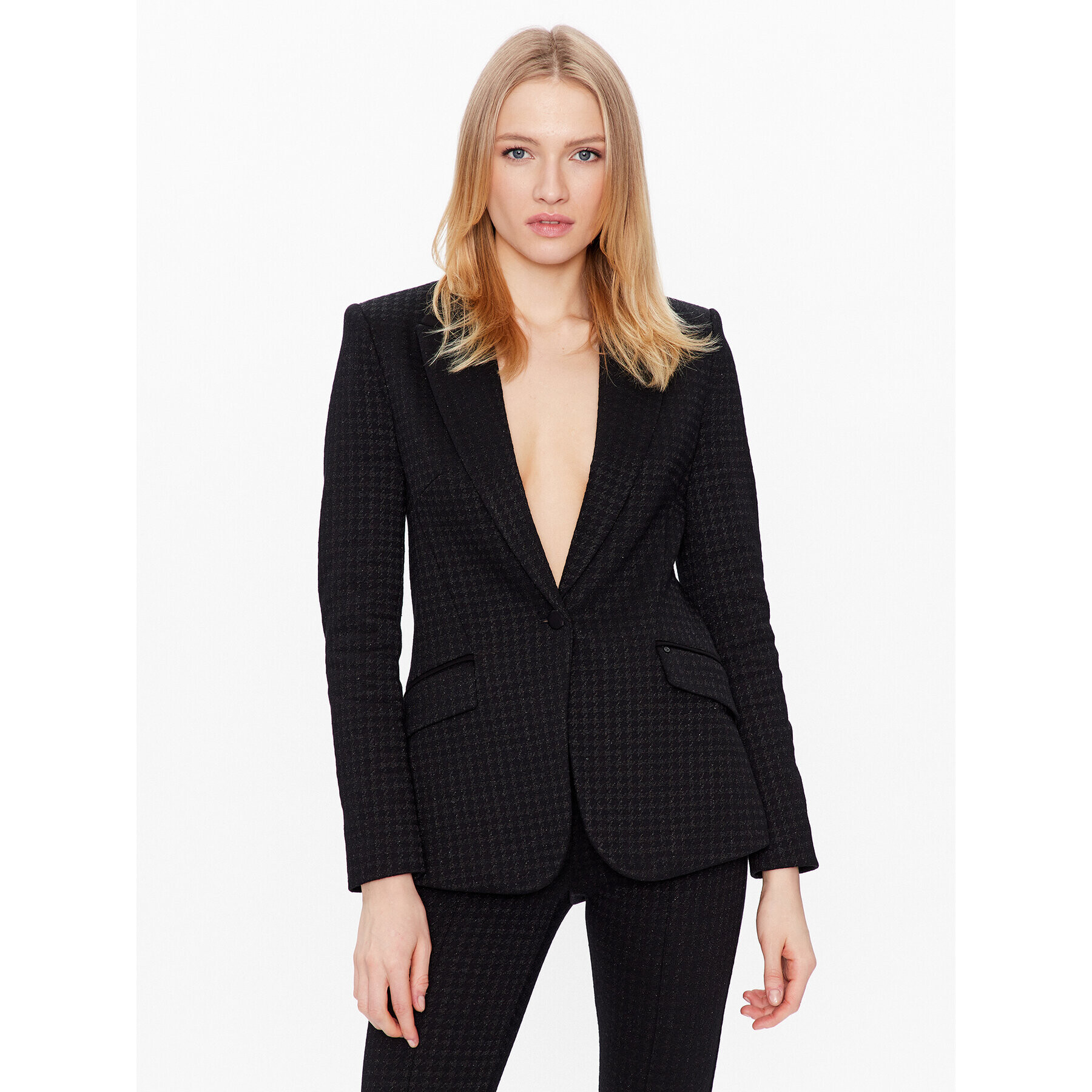 KARL LAGERFELD Сако 226W1400 Черен Regular Fit - Pepit.bg