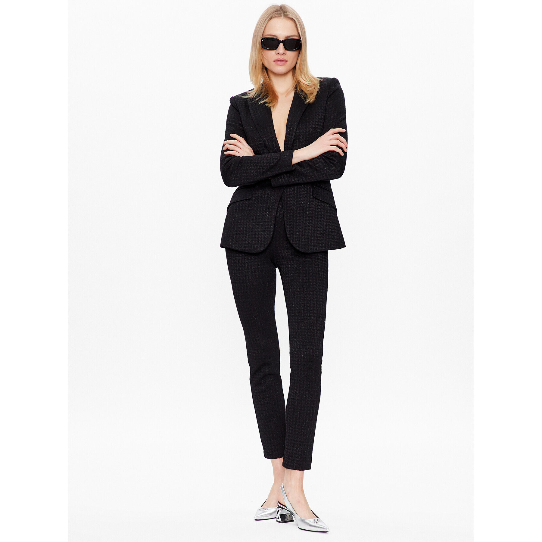 KARL LAGERFELD Сако 226W1400 Черен Regular Fit - Pepit.bg