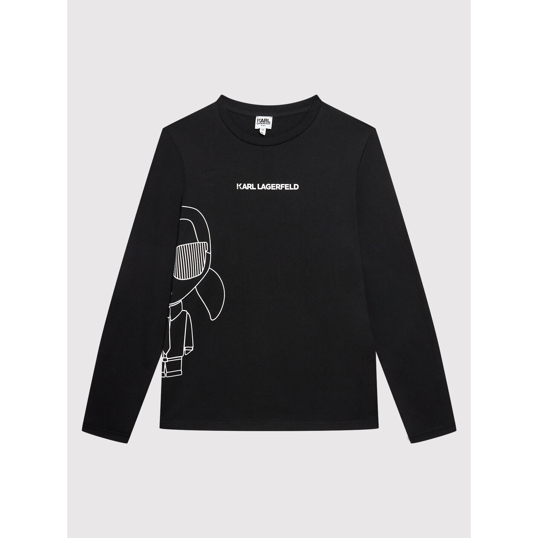 KARL LAGERFELD Блуза Z25306 D Черен Regular Fit - Pepit.bg