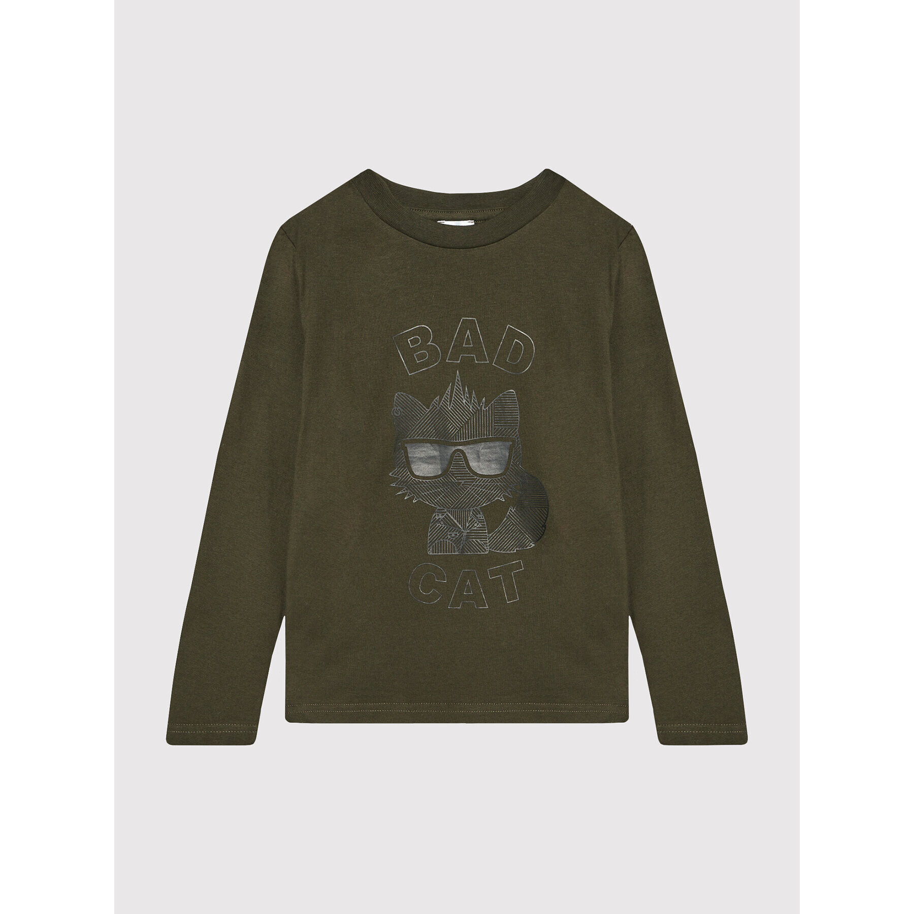 KARL LAGERFELD Блуза Z25315 D Зелен Regular Fit - Pepit.bg
