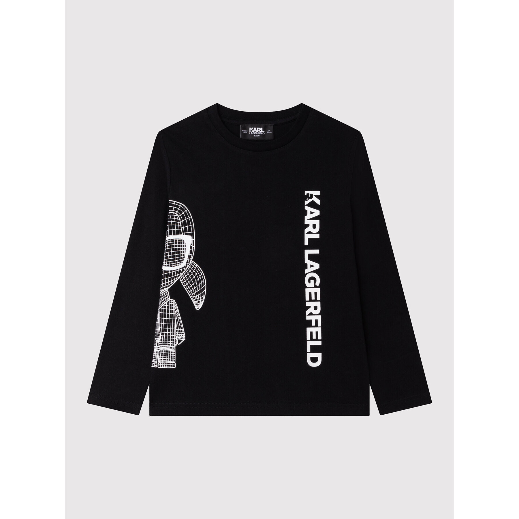KARL LAGERFELD Блуза Z25363 D Черен Regular Fit - Pepit.bg