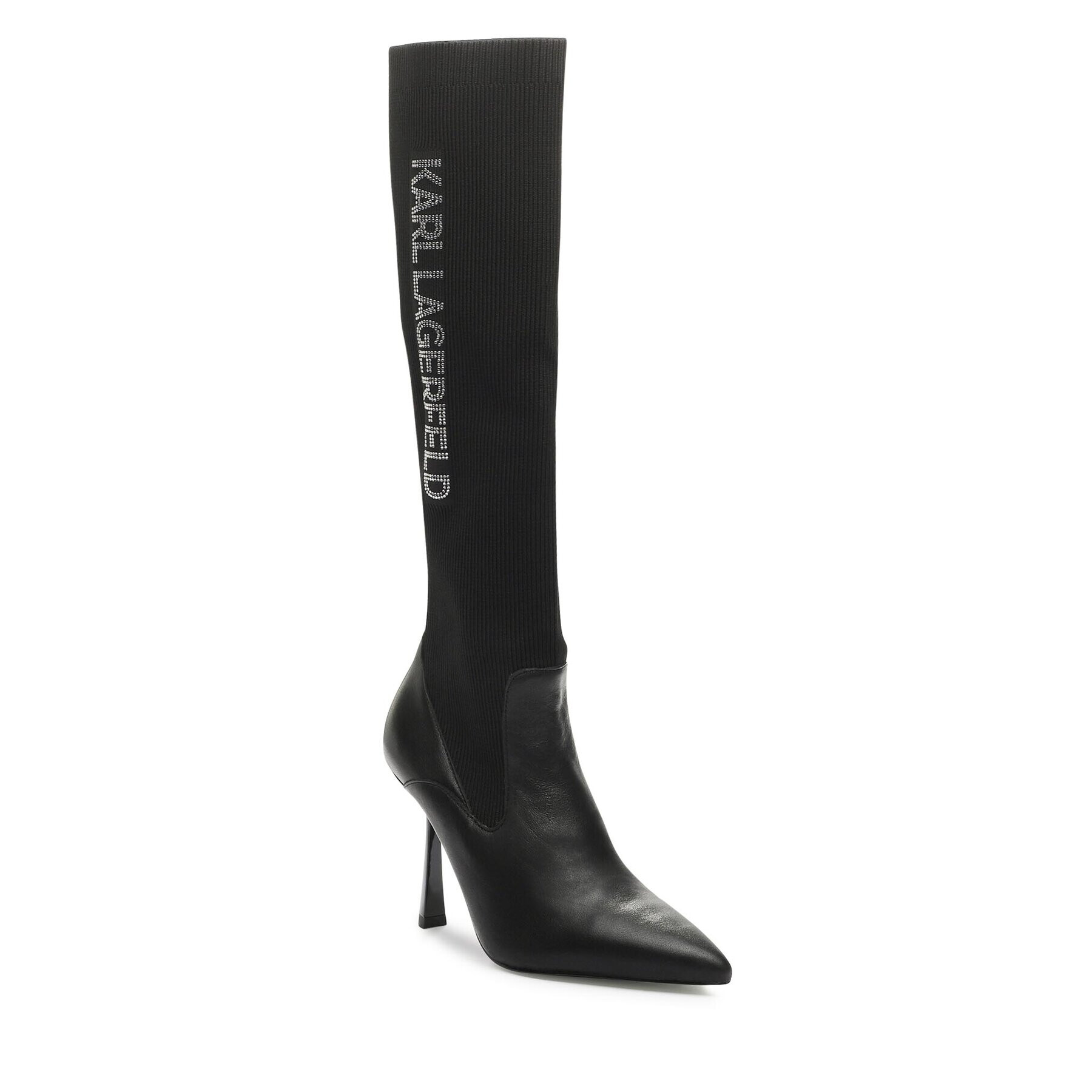 KARL LAGERFELD Ботуши KL31376F Черен - Pepit.bg