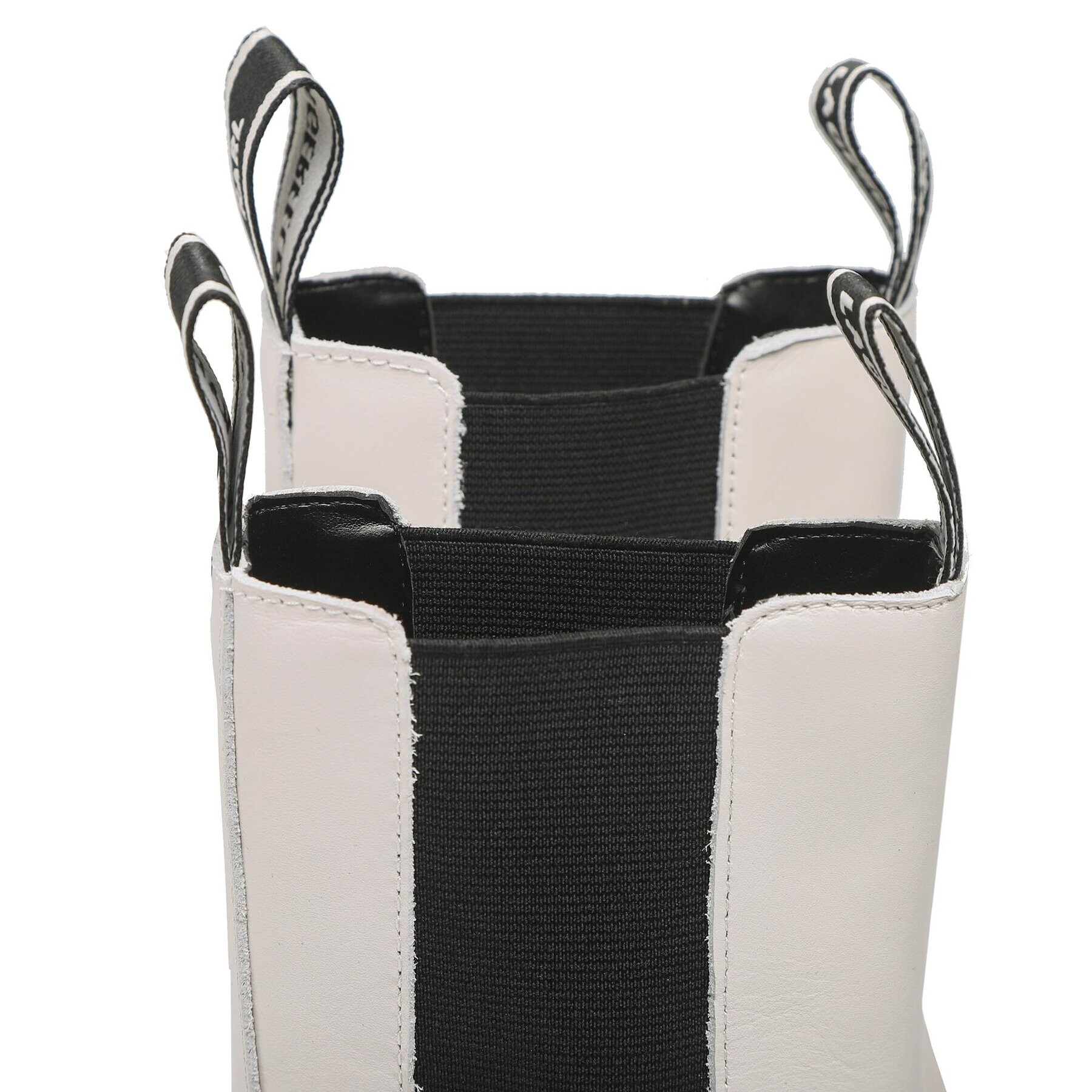KARL LAGERFELD Боти KL42260 Бял - Pepit.bg