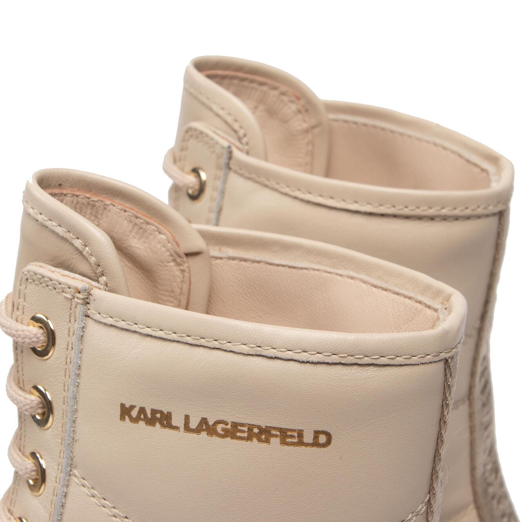 KARL LAGERFELD Боти KL43250 Бежов - Pepit.bg