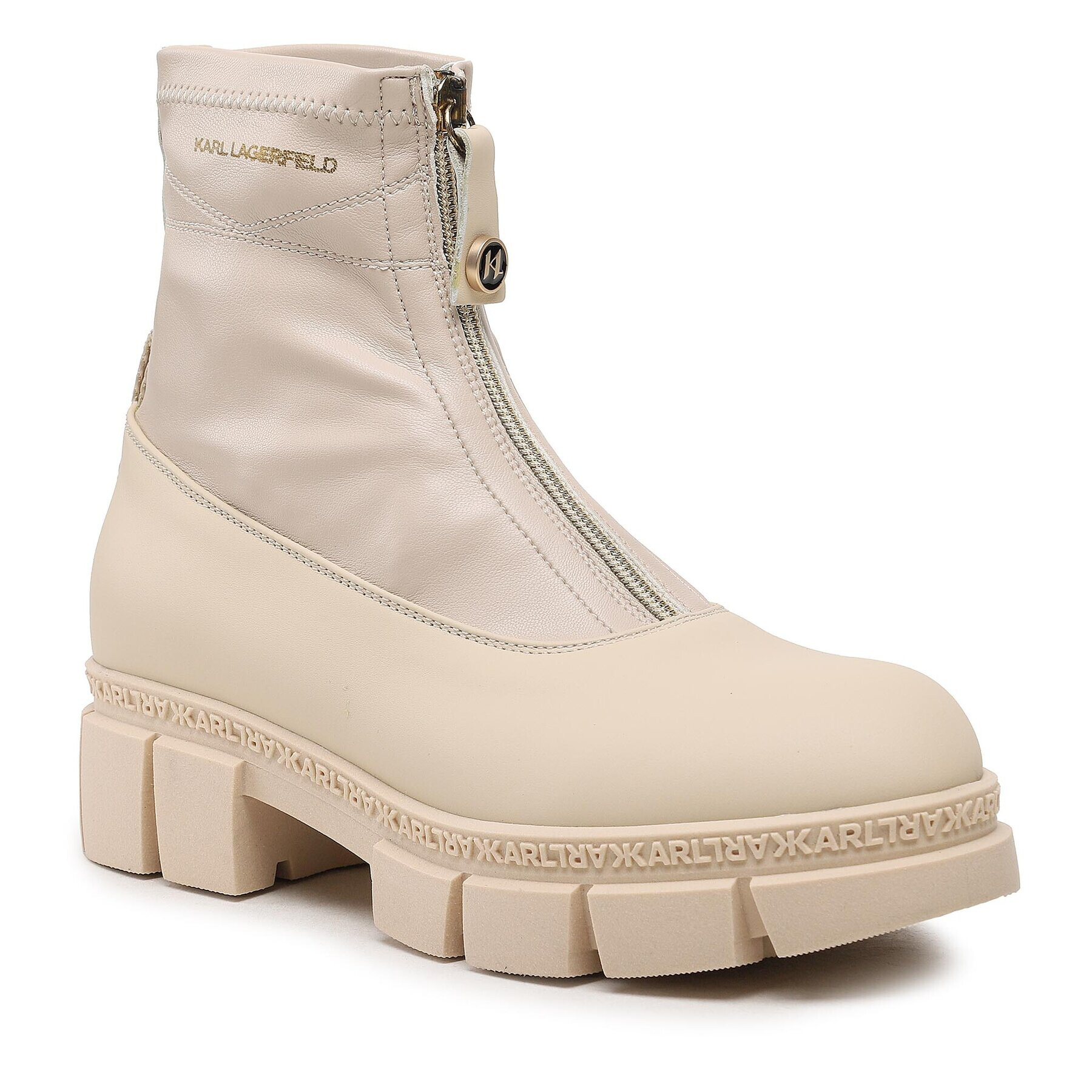 KARL LAGERFELD Боти KL43260 Бежов - Pepit.bg