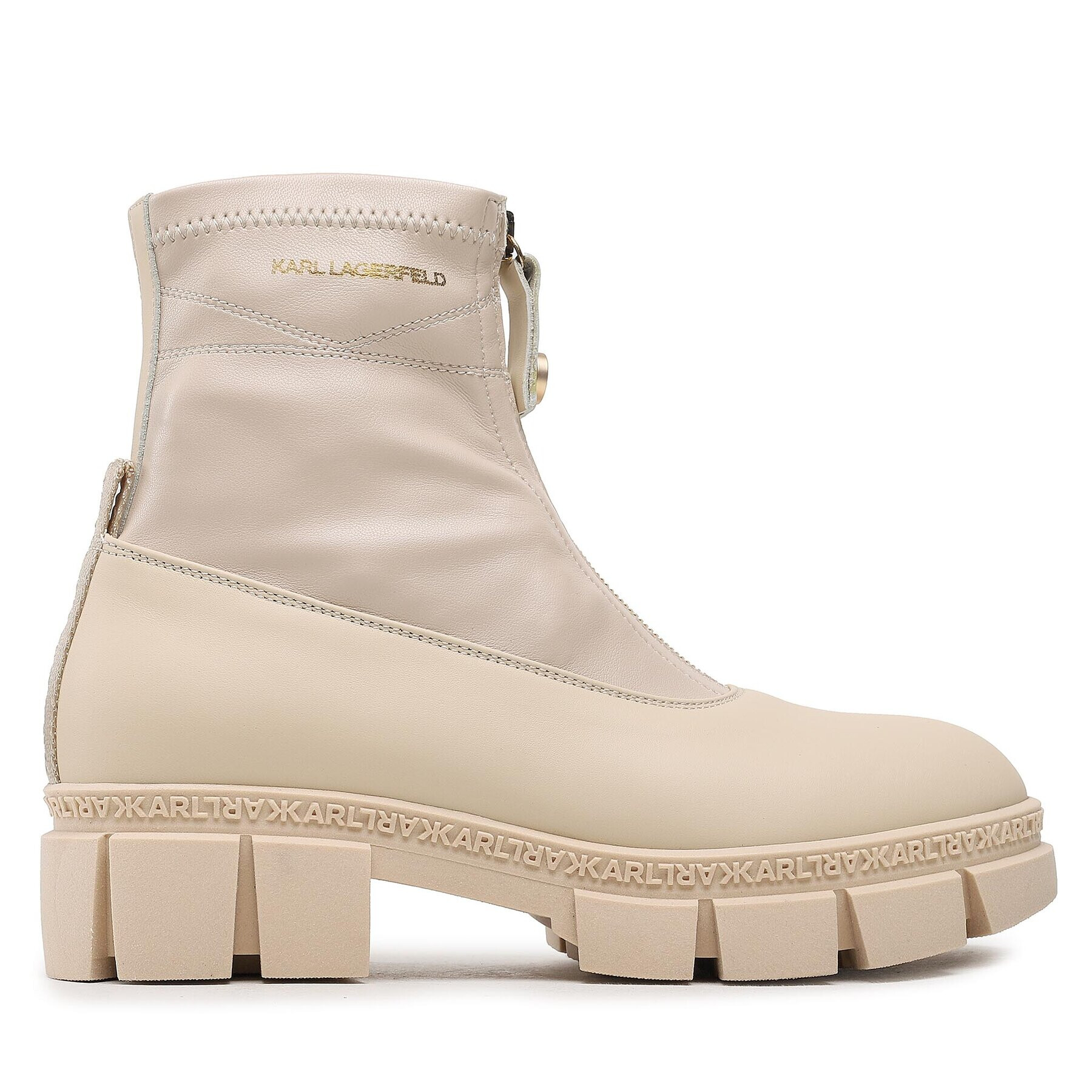 KARL LAGERFELD Боти KL43260 Бежов - Pepit.bg