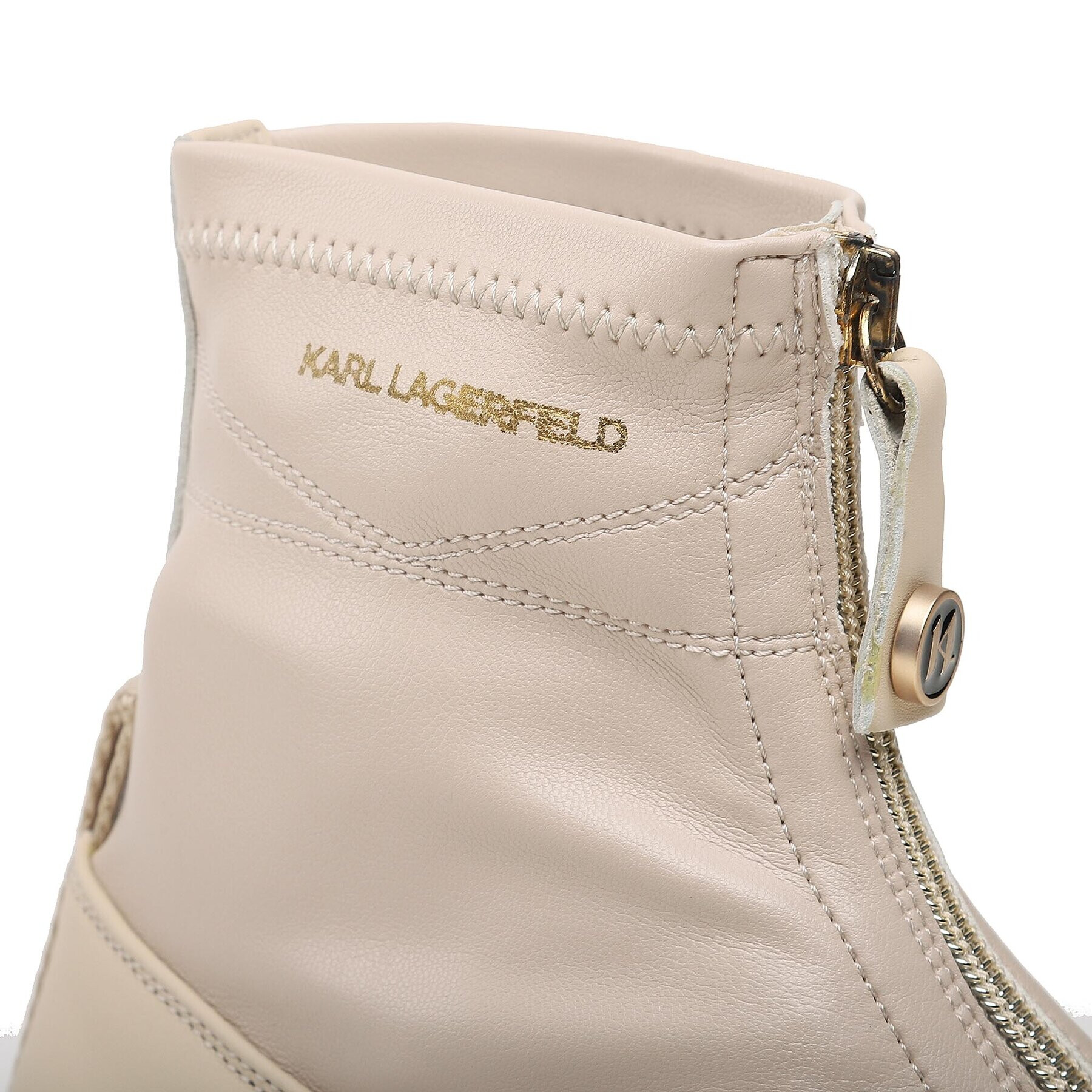 KARL LAGERFELD Боти KL43260 Бежов - Pepit.bg