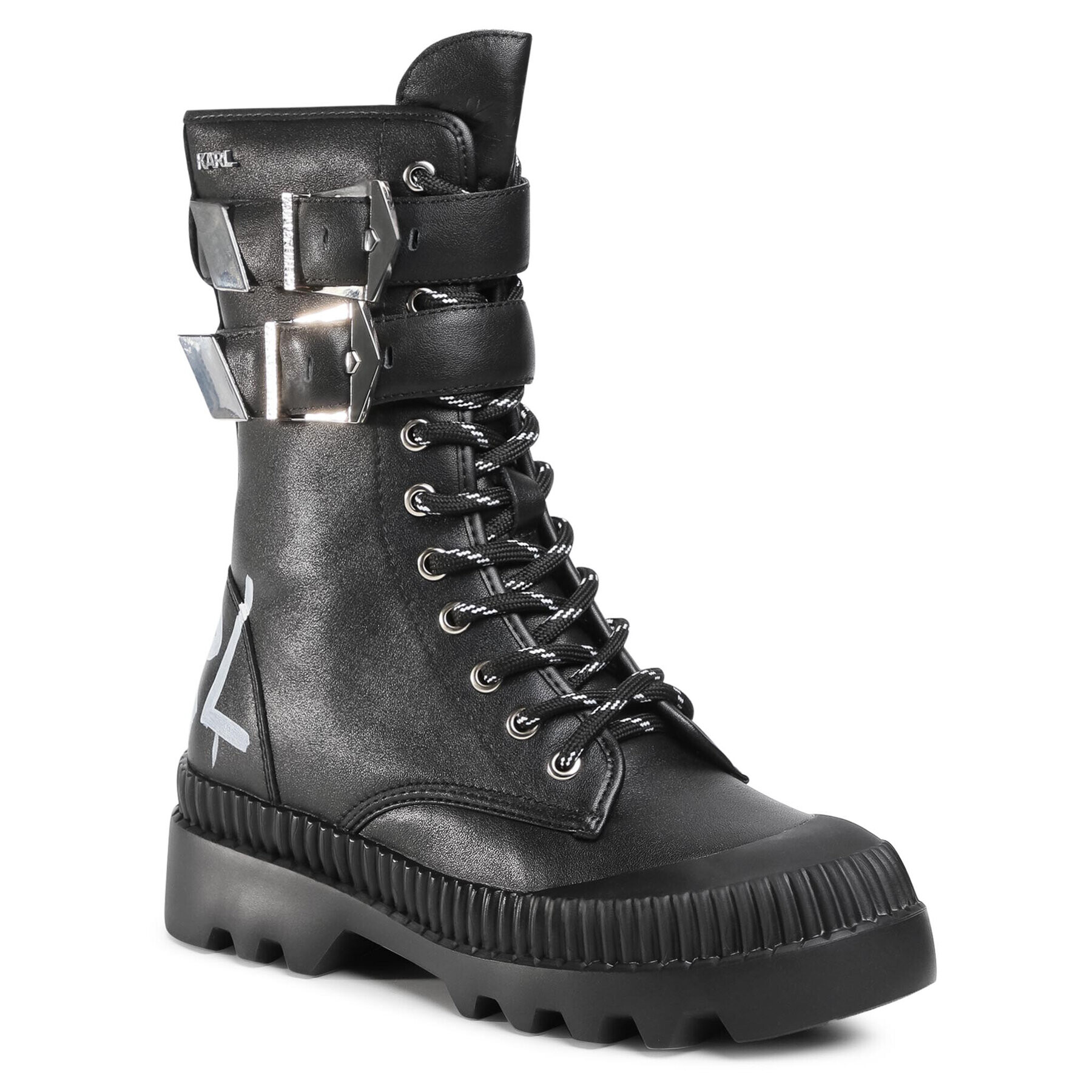 KARL LAGERFELD Боти KL45285 Черен - Pepit.bg