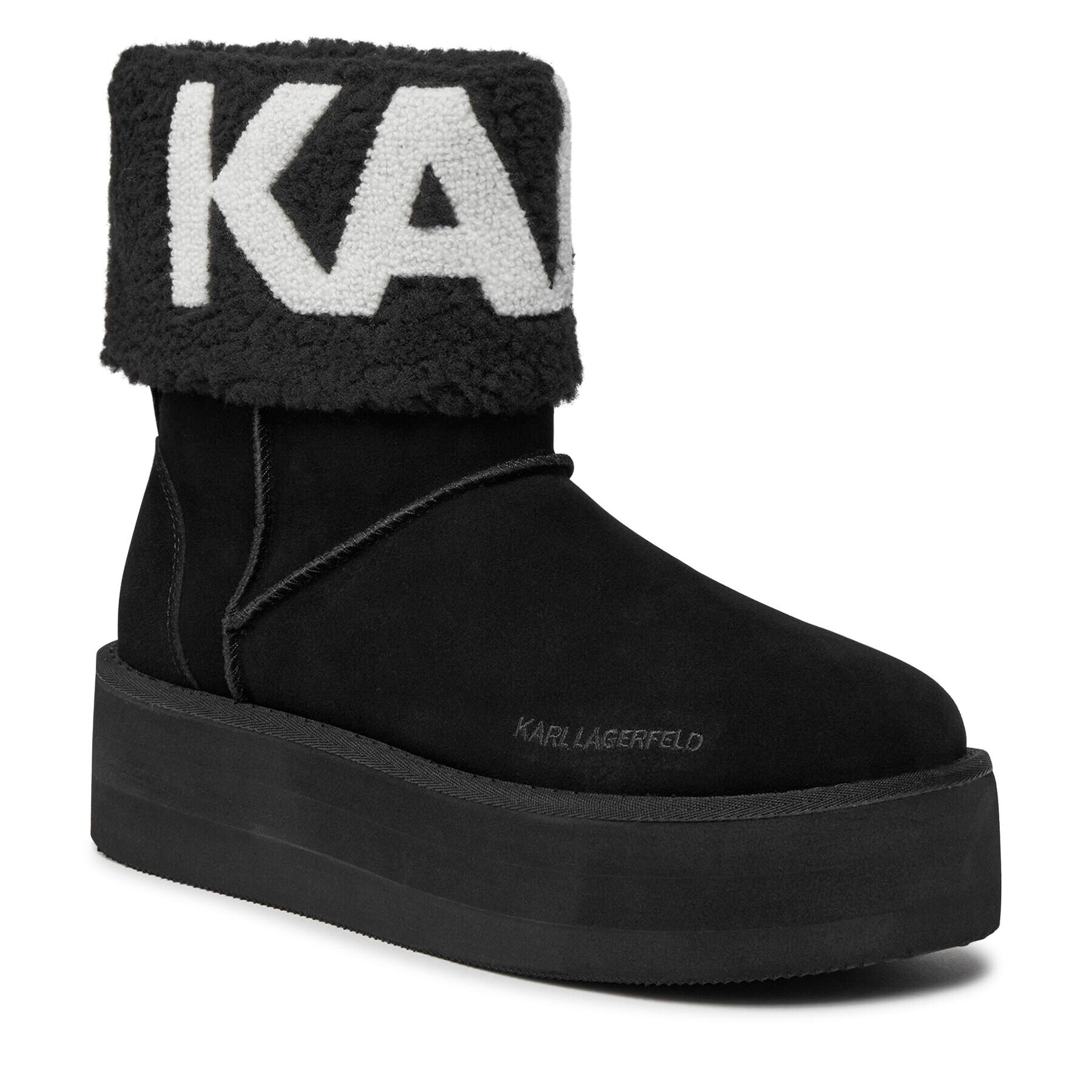 KARL LAGERFELD Боти KL48552 Черен - Pepit.bg