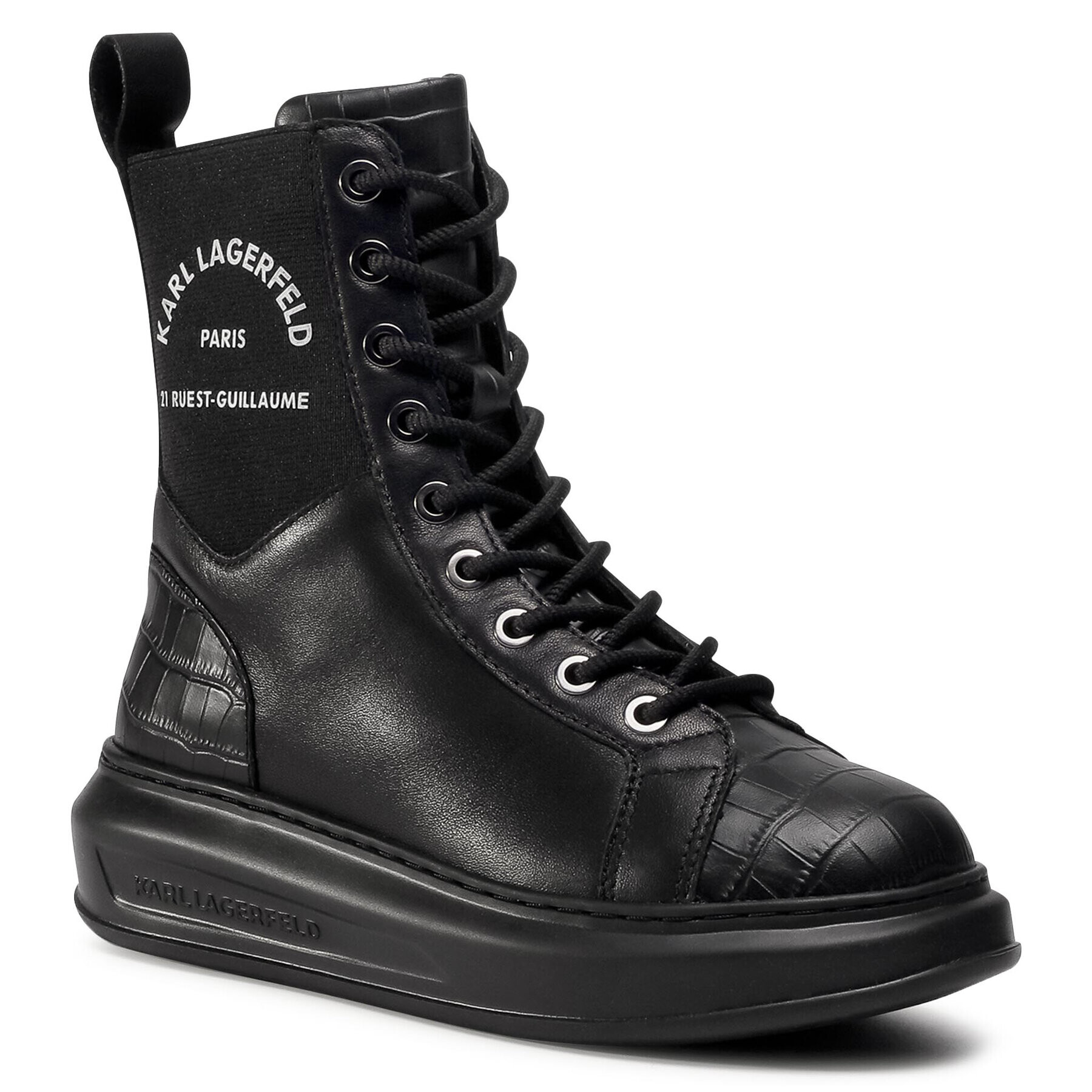KARL LAGERFELD Боти KL62588 Черен - Pepit.bg