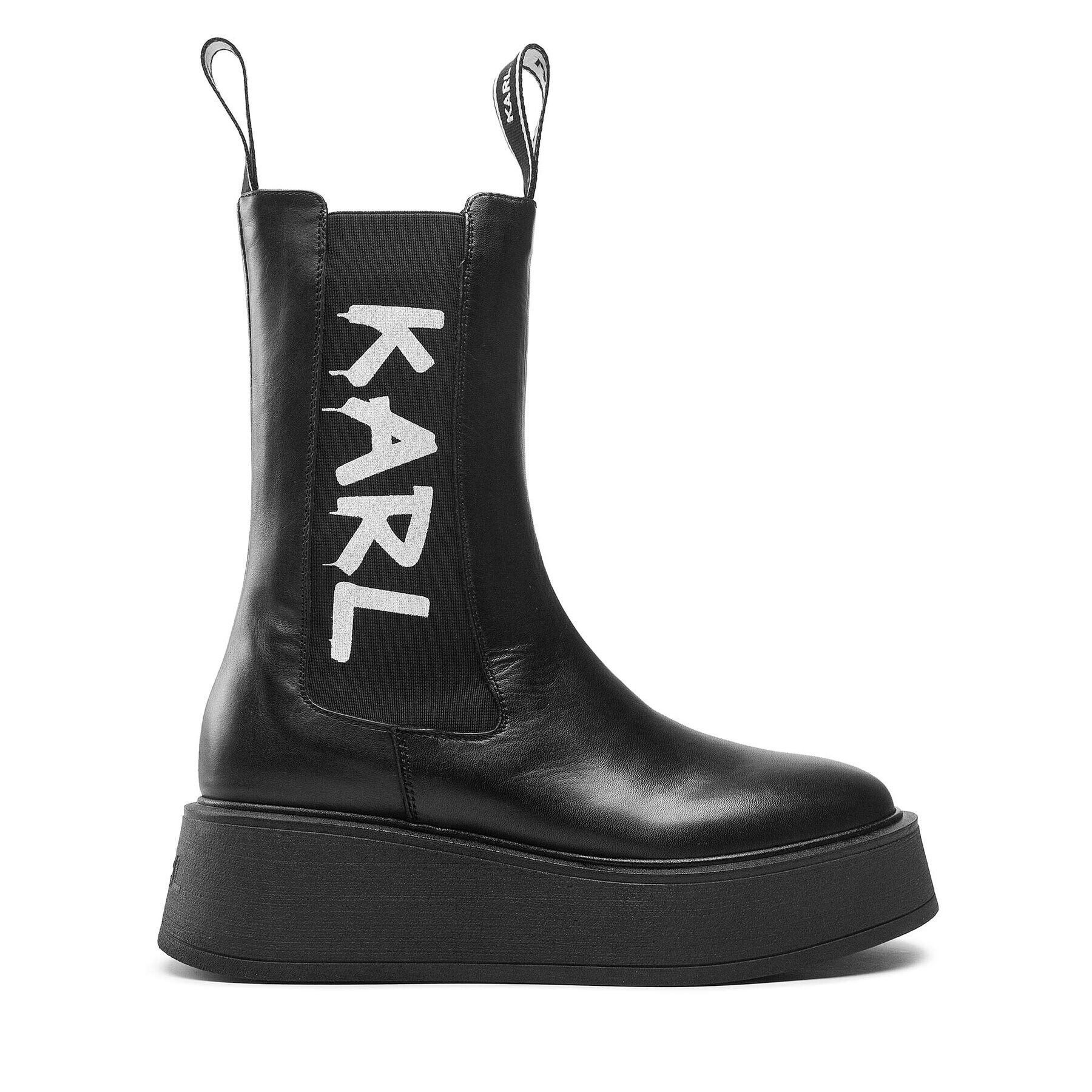 KARL LAGERFELD Боти тип челси KL42460 Черен - Pepit.bg