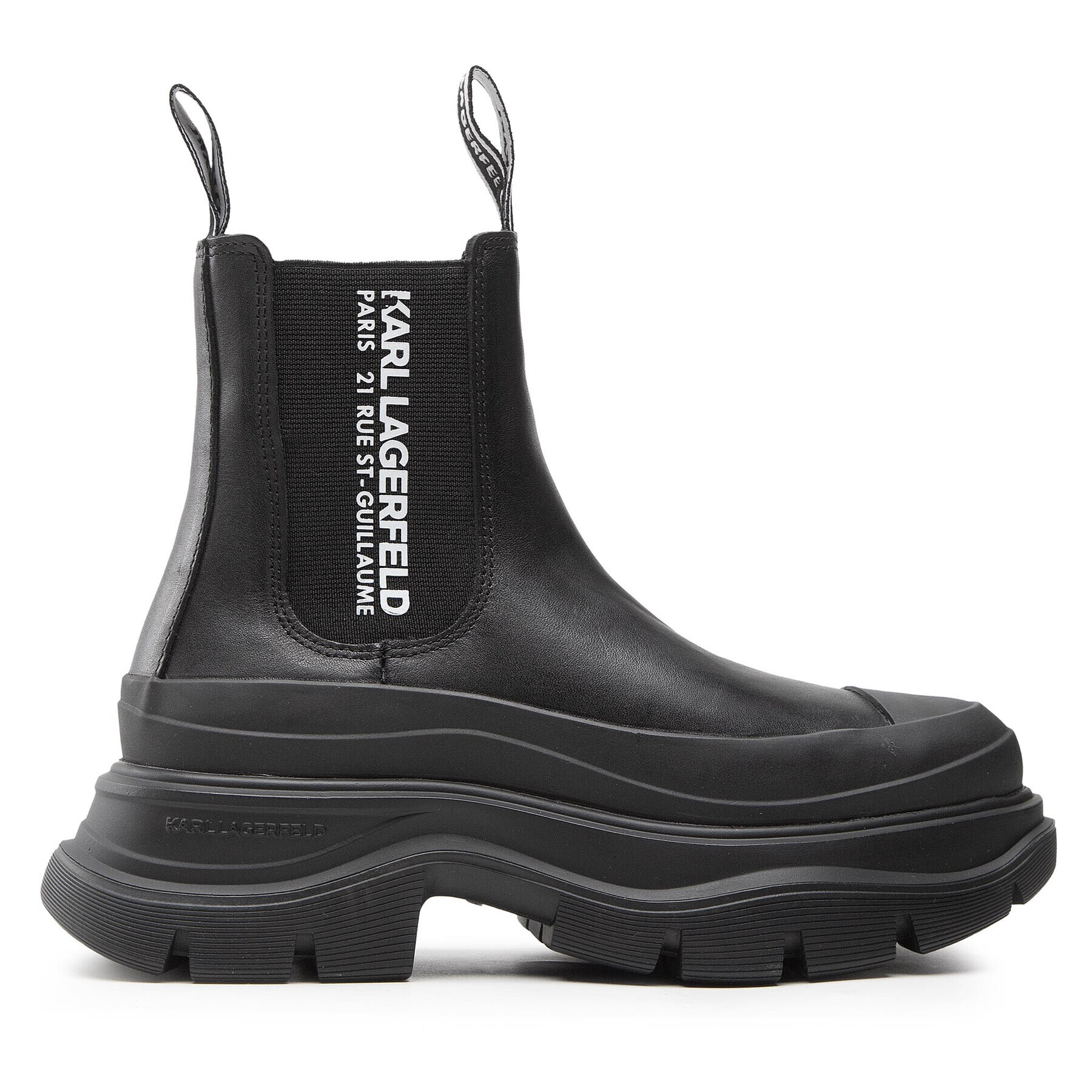 KARL LAGERFELD Боти тип челси KL42944 Черен - Pepit.bg