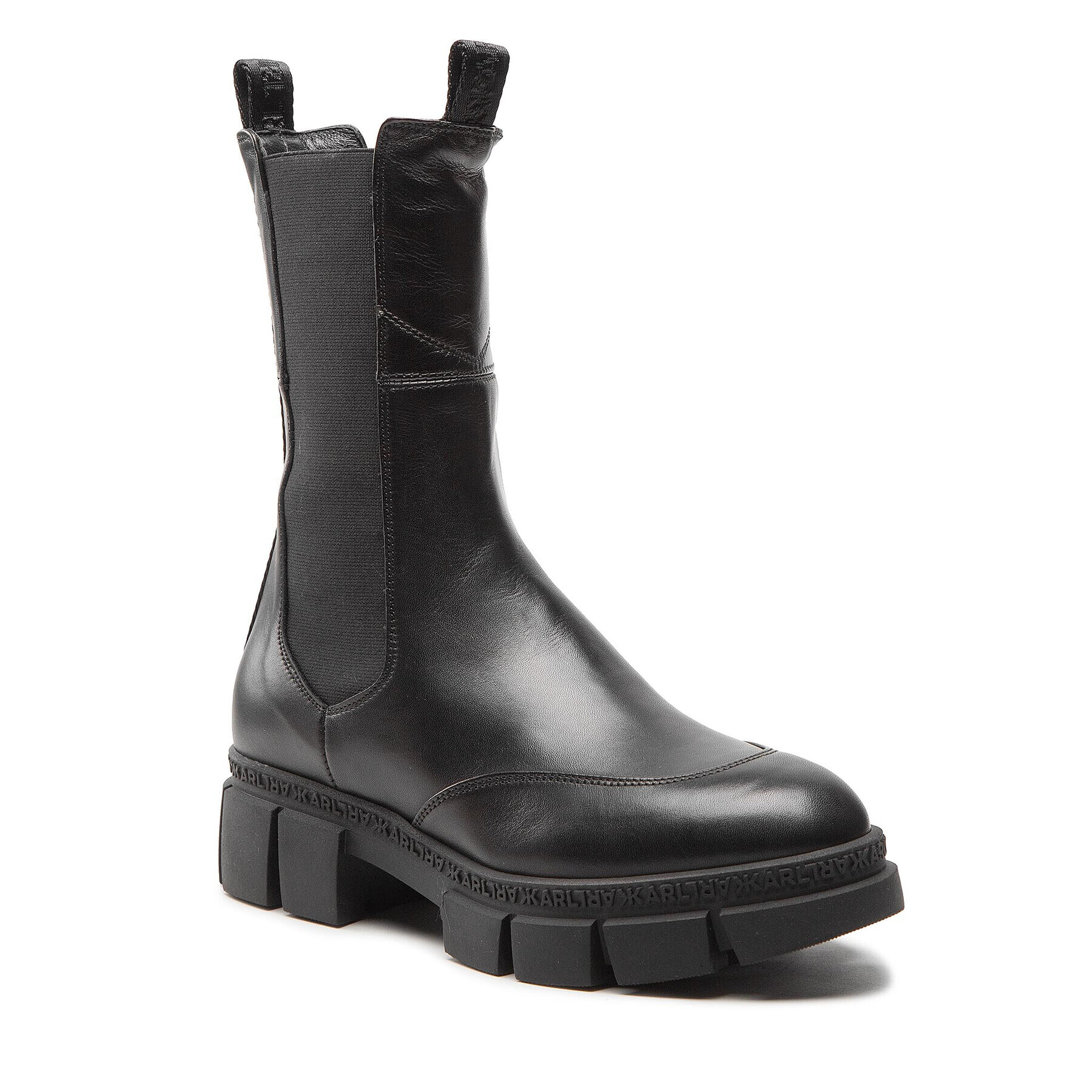 KARL LAGERFELD Боти тип челси KL43280 Черен - Pepit.bg