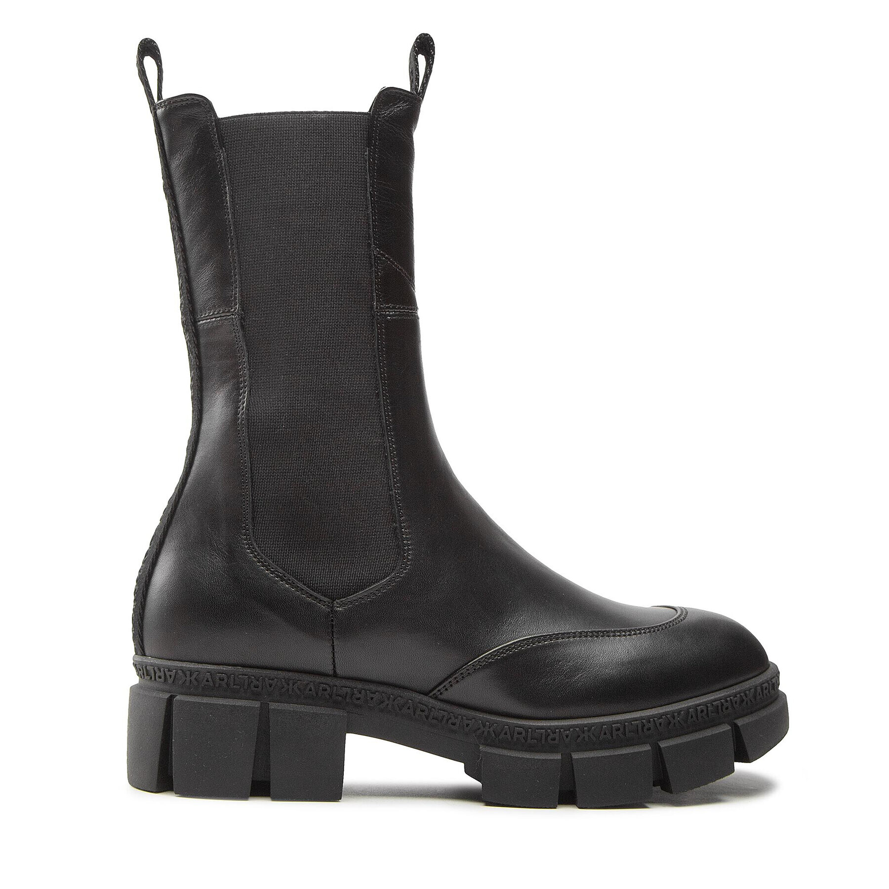 KARL LAGERFELD Боти тип челси KL43280 Черен - Pepit.bg