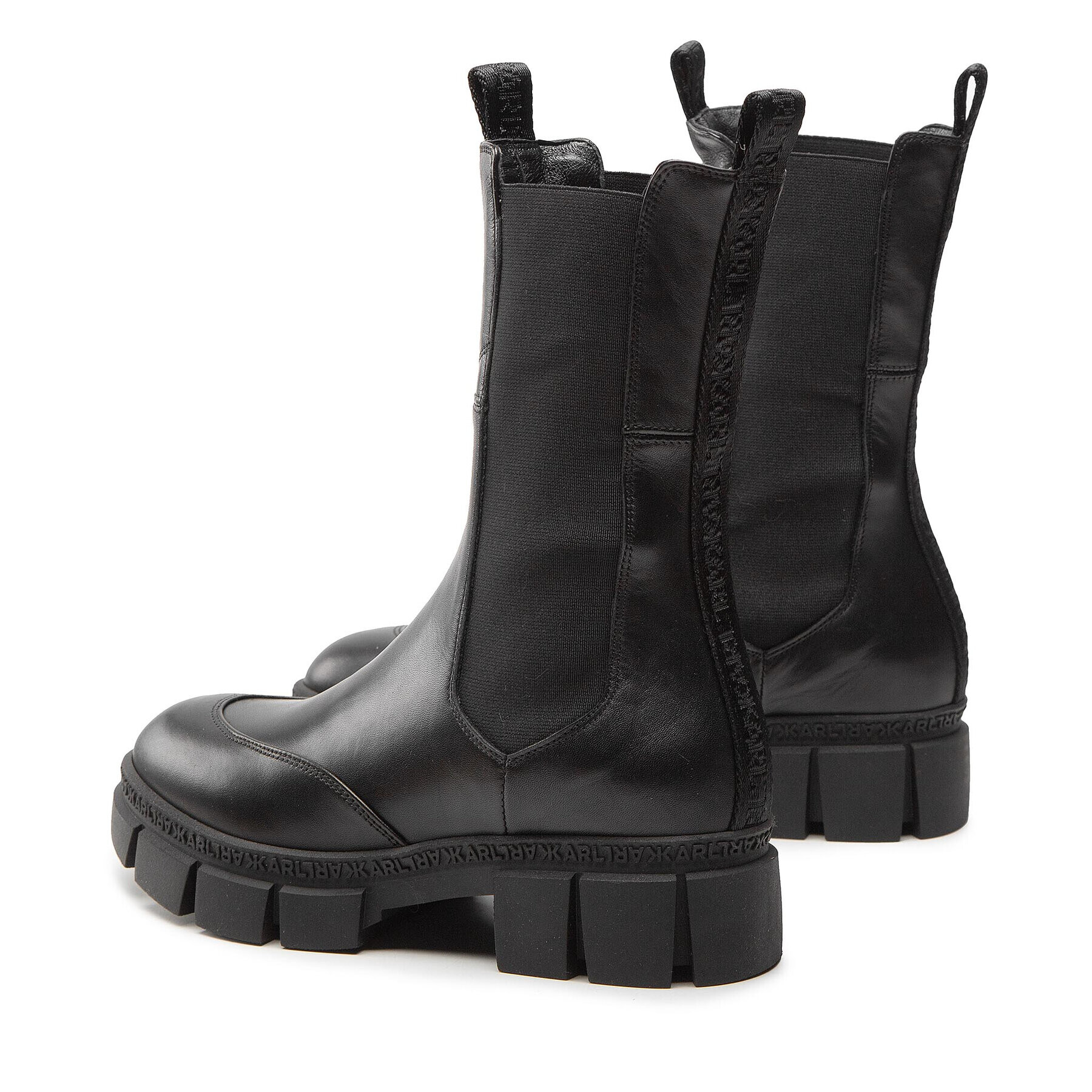 KARL LAGERFELD Боти тип челси KL43280 Черен - Pepit.bg